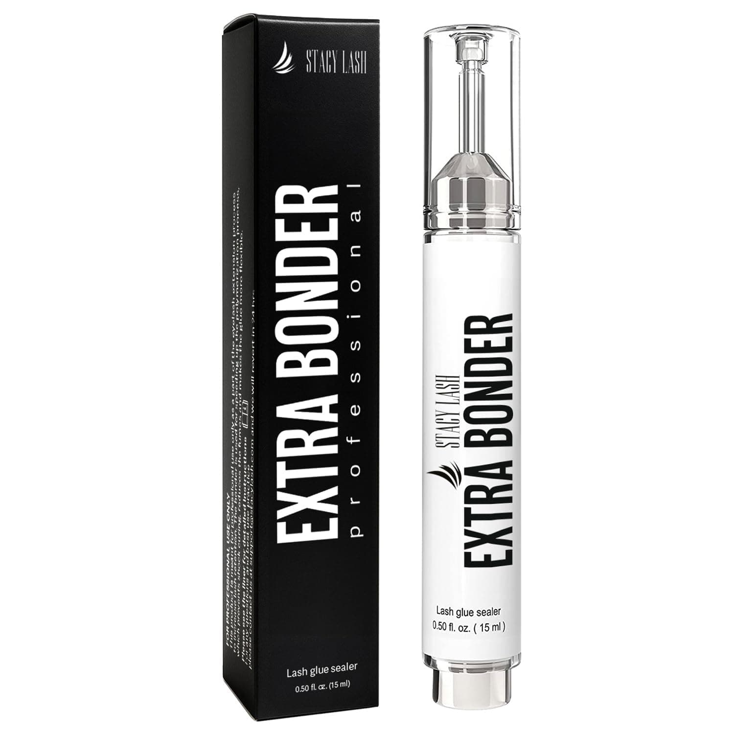 STACY LASH Bonder for Eyelash Extensions /0.50fl.oz./15ml/Reduces Lash Extension Glue Fumes/Super Sealer/Lash Tech Supplies/Lash Primer Aid/Professional Use