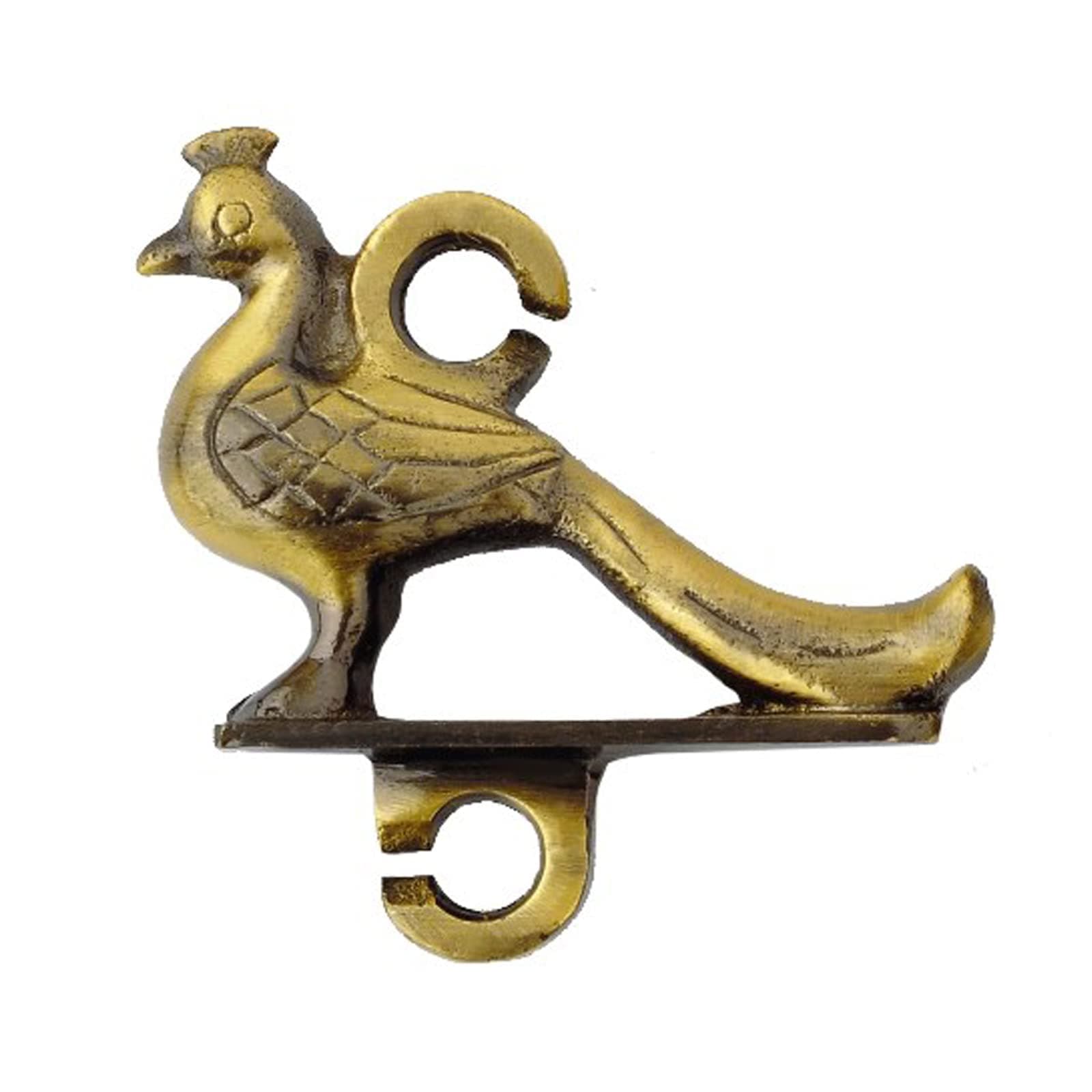 Star Premium Peacock Design Brass Swing Jhula Chain Hook | Home Swing | Hammock | Indoor Jhula | Outdoor Jhula | Beautiful Brass Chain. (4pcs)