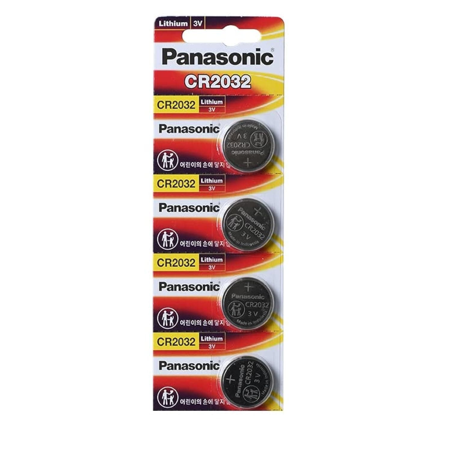 Panasonic Panasonic Cr-2032 Lithium Coin Battery - Four Pack