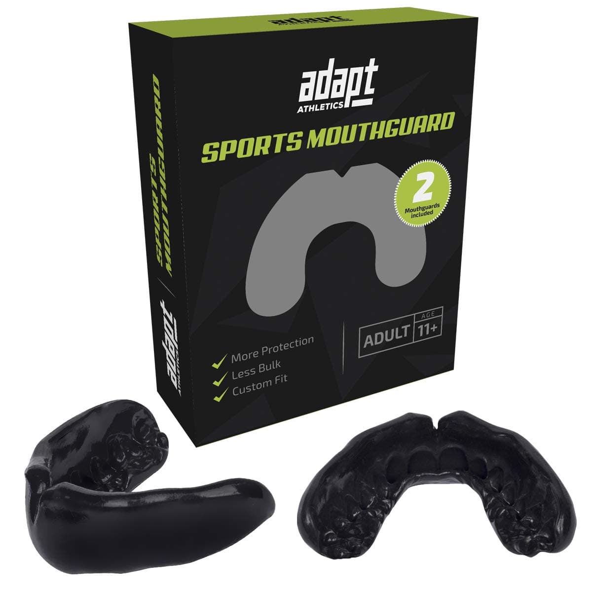 Custom Sports Mouth Guard Personalized for Enhanced Comfort, Protection and Stability (Adult)