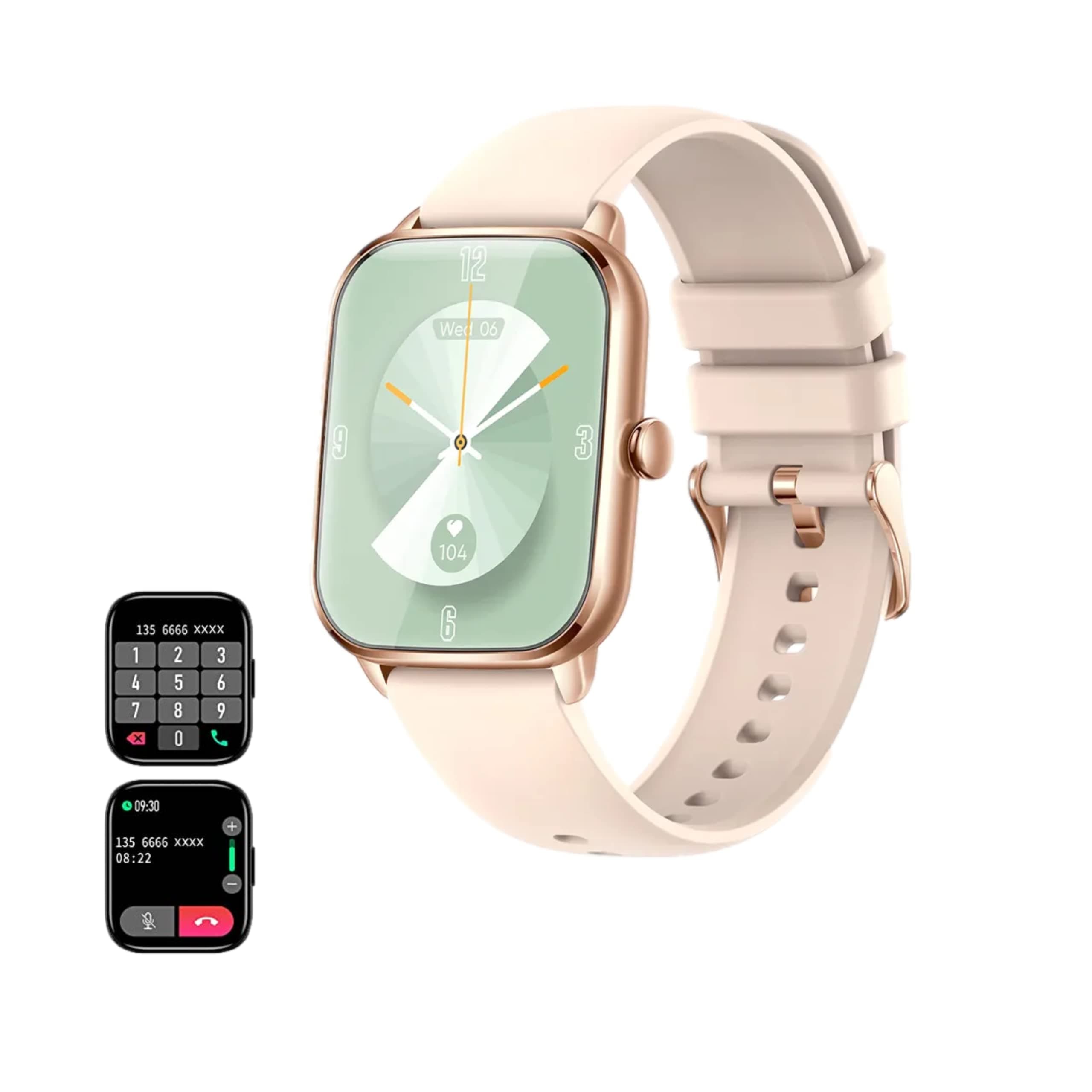 PulseTech™ Smart Watch with Call Function (Answer/Make Calls) - Men Women Ladies Fitness SmartWatch with Heart Rate/Sleep Monitor, Step Counter - Activity Tracker Compatible with Android iPhone