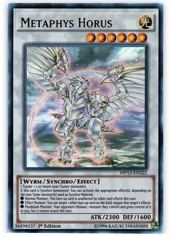 YU-GI-OH! - Metaphys Horus (MP15-EN222) - Mega Pack 2015-1st Edition - Ultra Rare