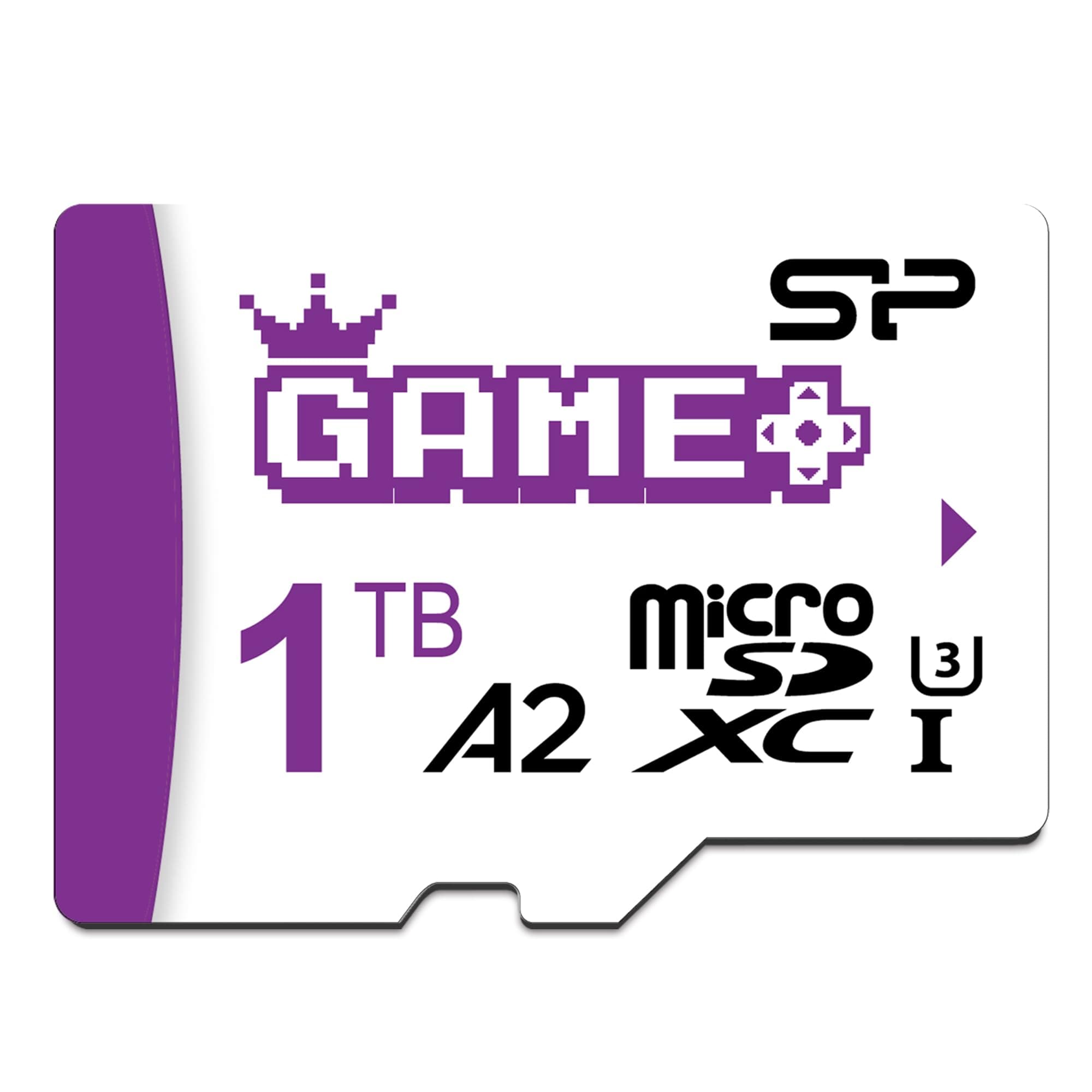 Silicon Power 1TB Superior Gaming Micro SDXC UHS-I (U3), V30 4K A2,High Speed MicroSD Card with Adapter, Design for Steam Deck, ROG Ally and Nintendo-Switch