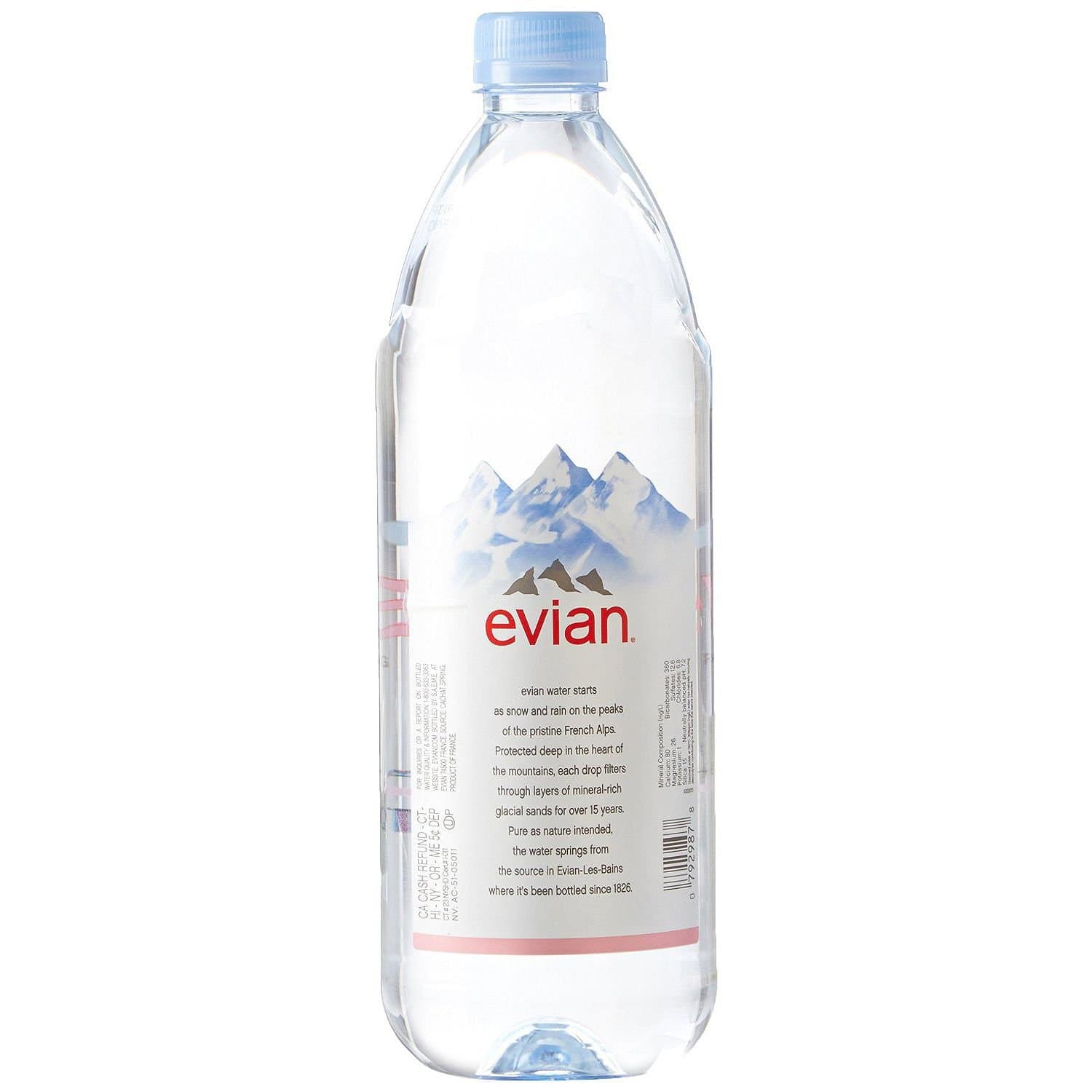 Product of Evian Natural Spring Water (1 L, 12 pk.) - [Bulk Savings]