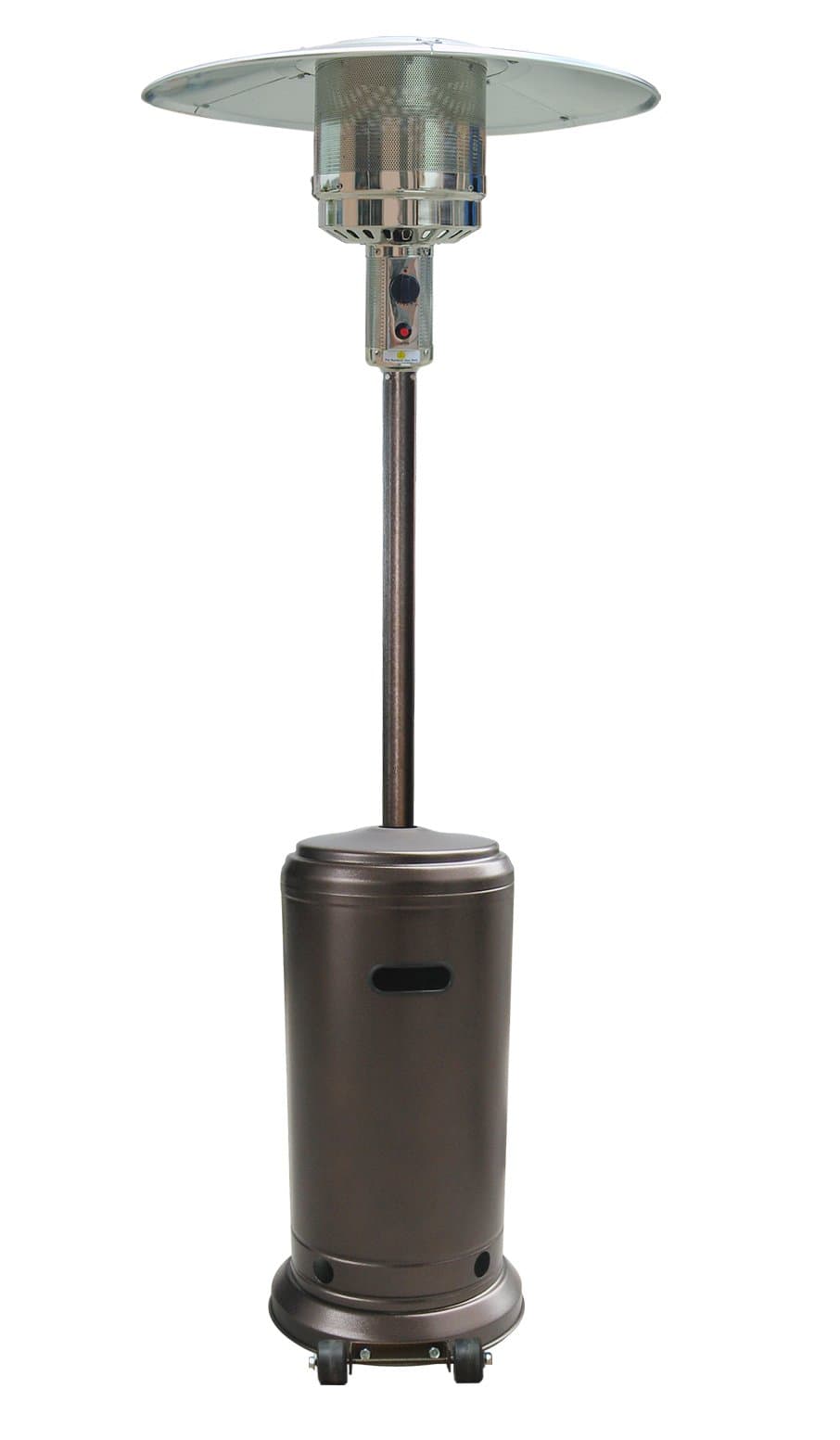 GS4100BRZ Floor Standing 41,000 BTU Propane Powered Patio Heater with Push Button Ignition - Bronze