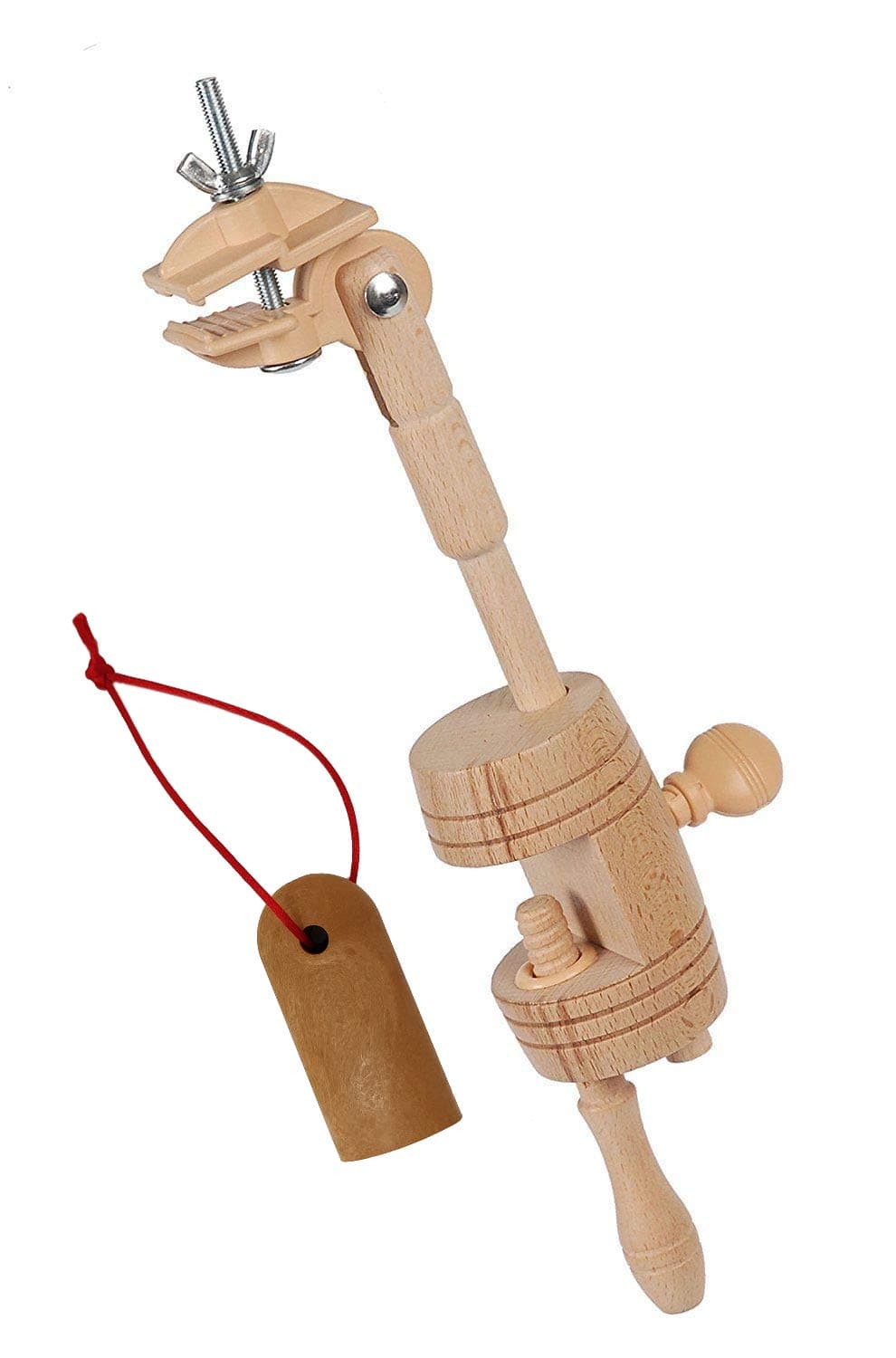 ElbeseeVersatile Wooden Table Clamp - Rectangular, Up to 12" x 9", Beige