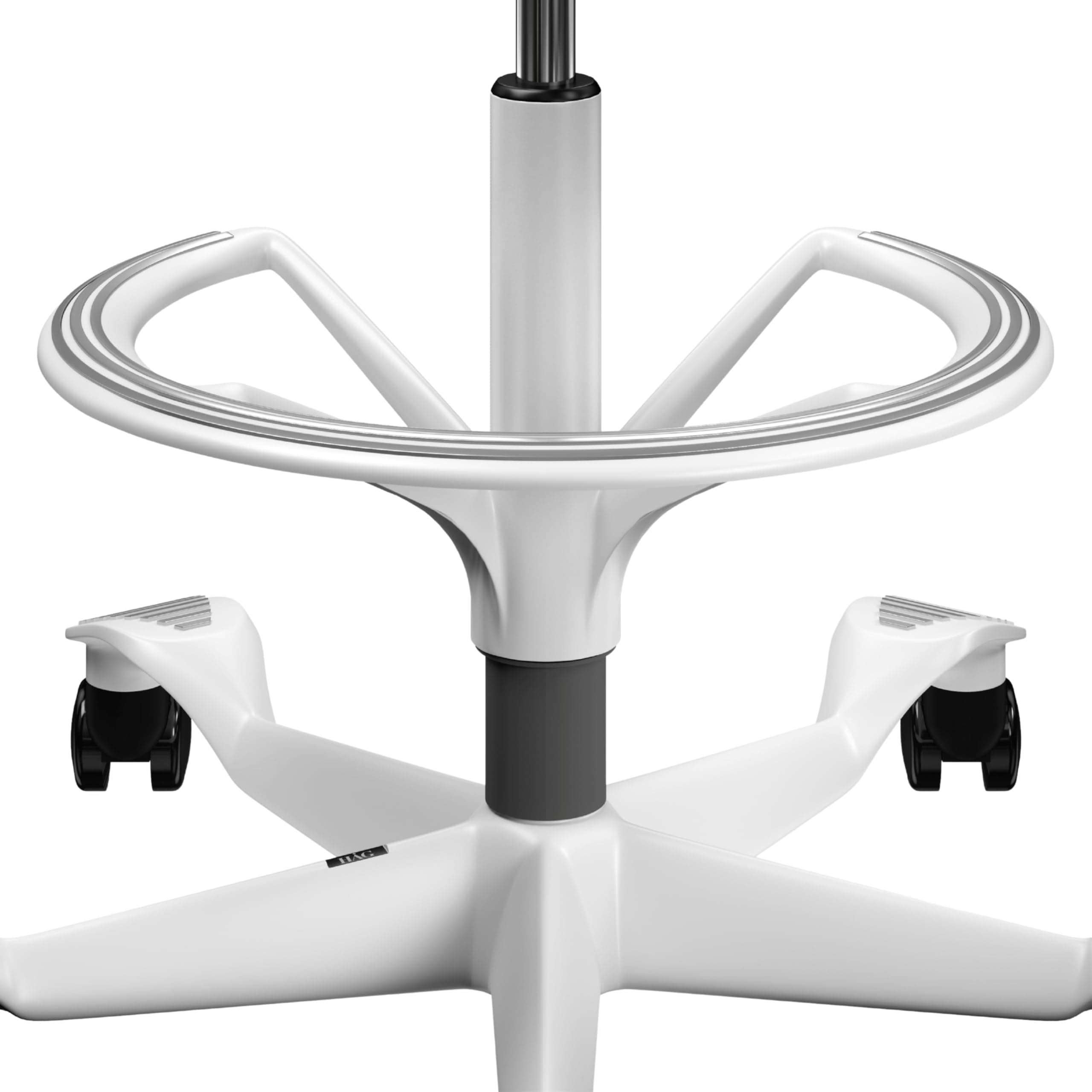 Capisco White Footring- Footring Only-Chair Sold Separately (White)