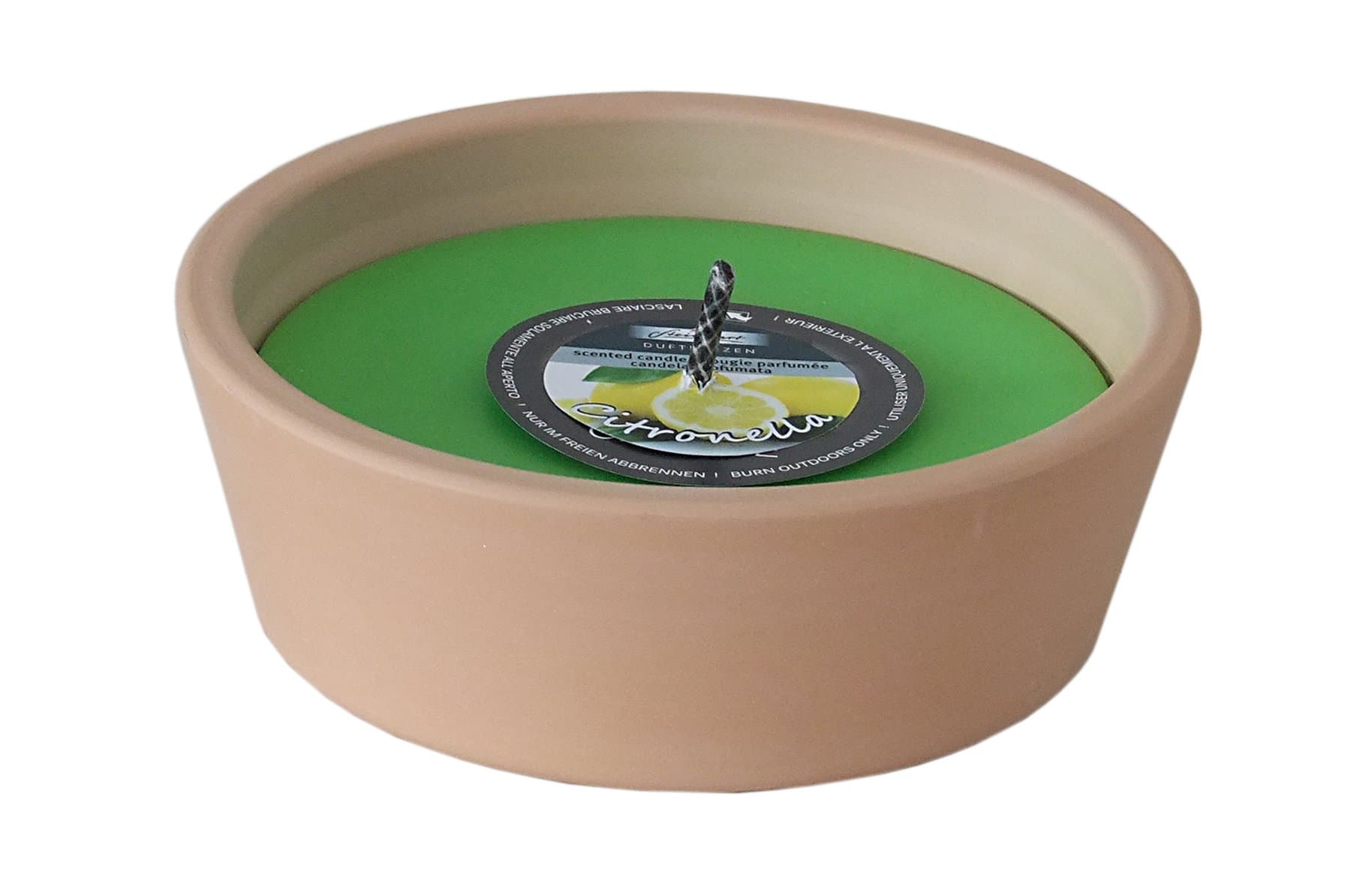 Steinhart Citronella 6.6 cm x 18.5 cm Terracotta Bowl, Green