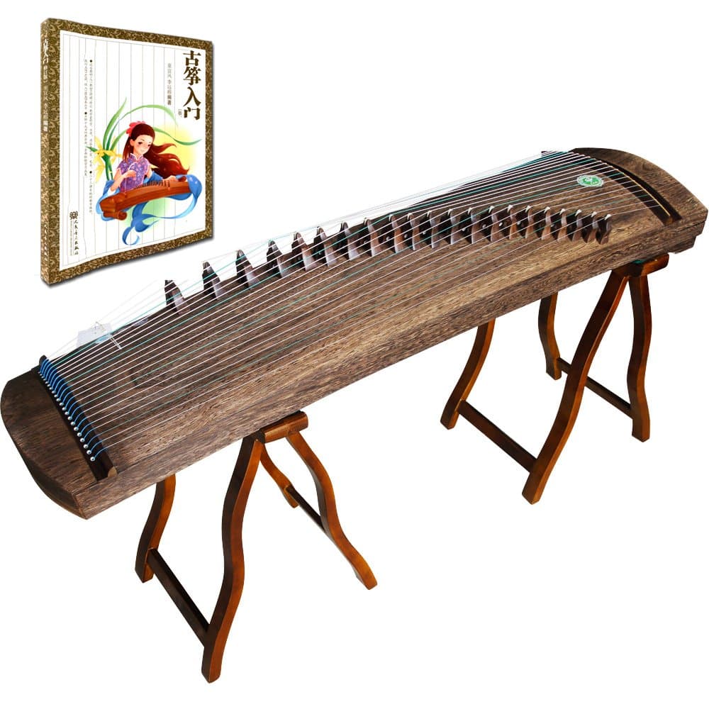 OrientalMusicSanctuary Improved Professional Performers' All- Paulownia Travel Guzheng - INCLUDES COMPREHENSIVE TUTORIAL BOOK AND ETUDES