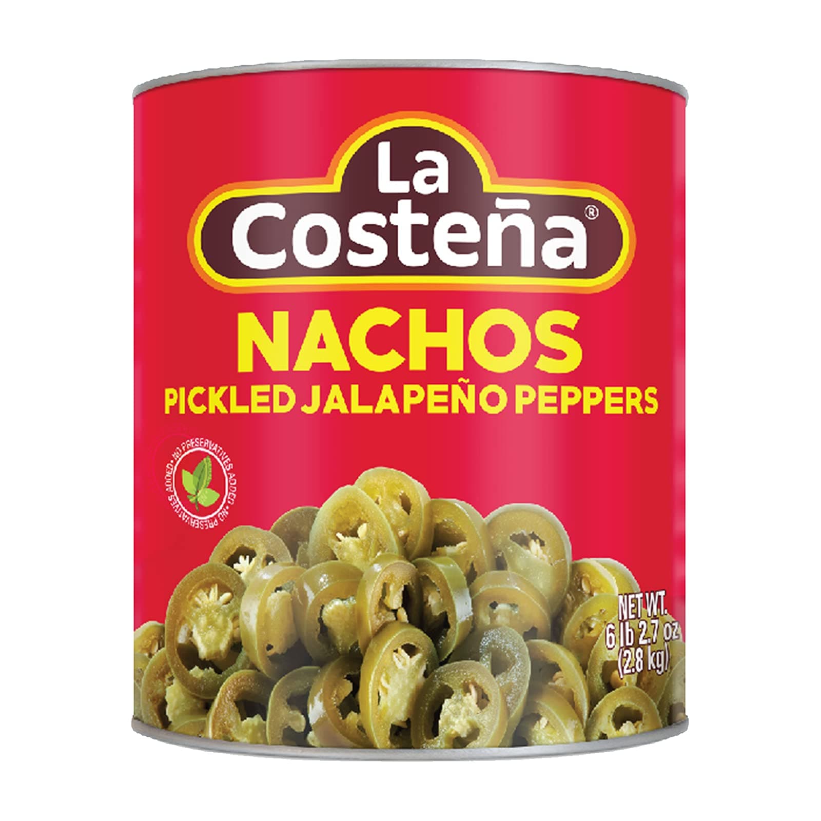 La Costena Nacho Jalapeno 6lb 4 oz