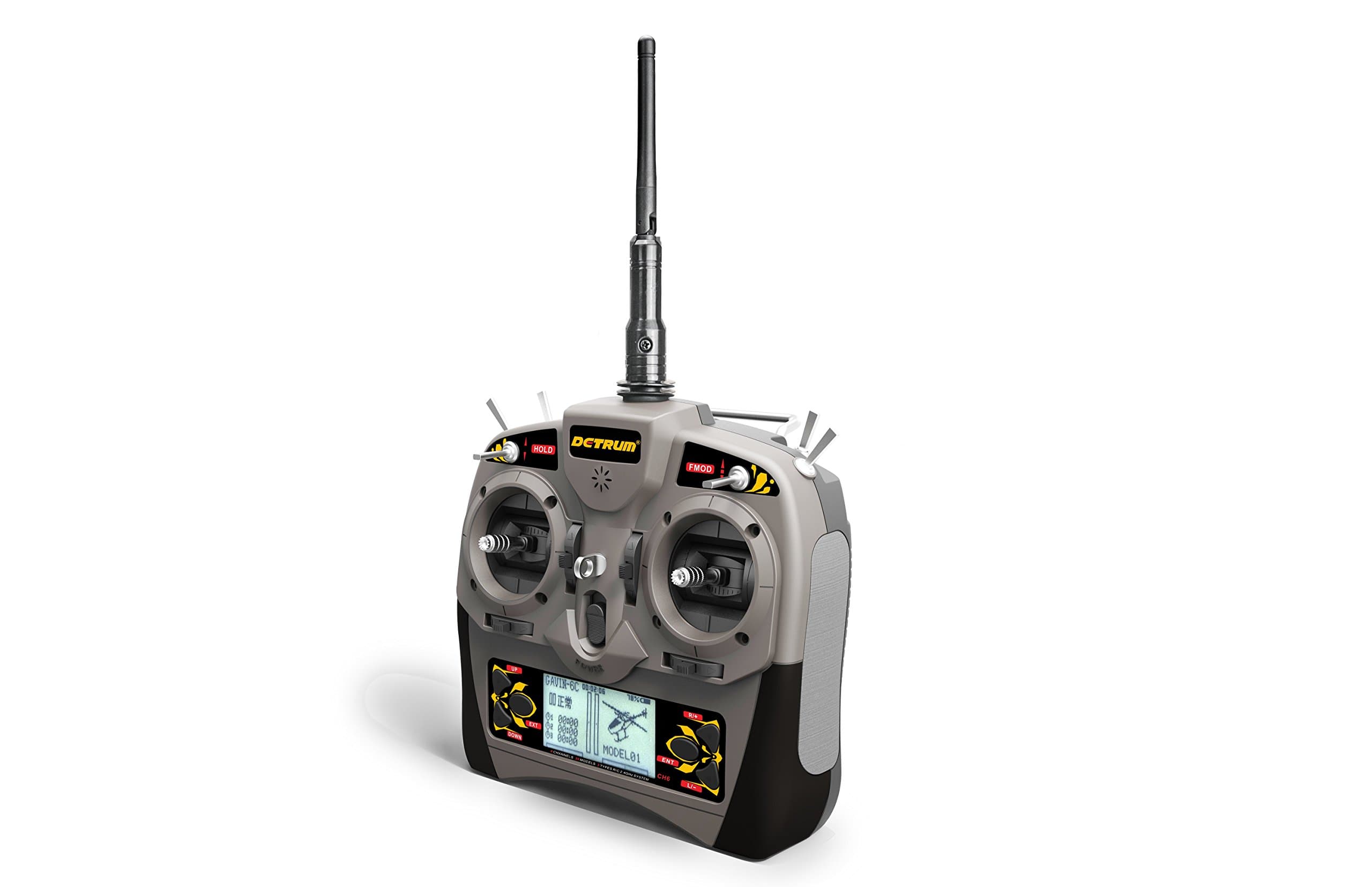 Detrum 2.4G Gavin-6C 6CH 6-Channel TX Tx Transmitter W/ Programmable ABS System RXC7 7CH 7-Channel RX Rx Receiver DTM-T001-M2