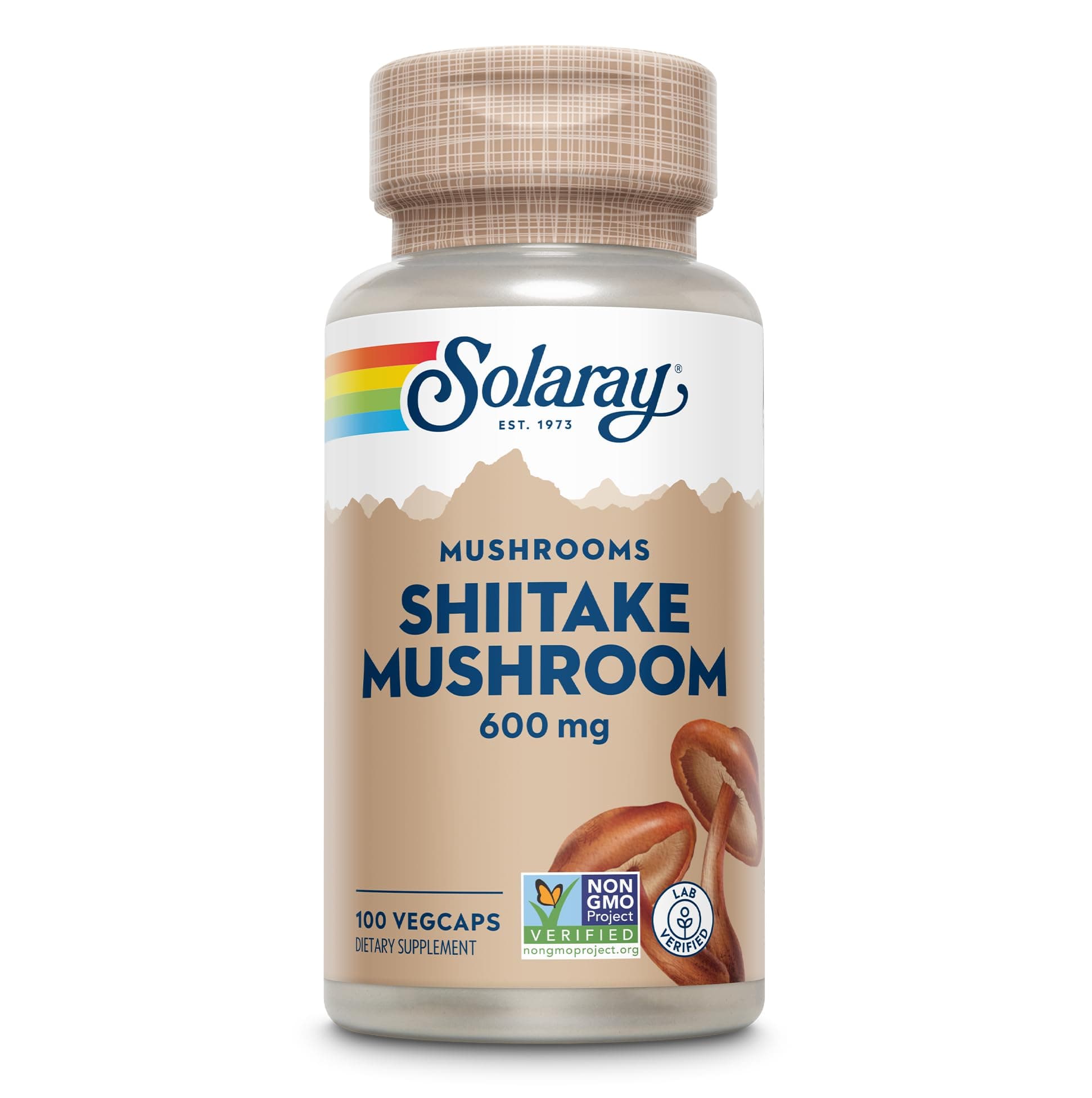 Shiitake Mushroom 600 Mg. 100 Capsules 144515