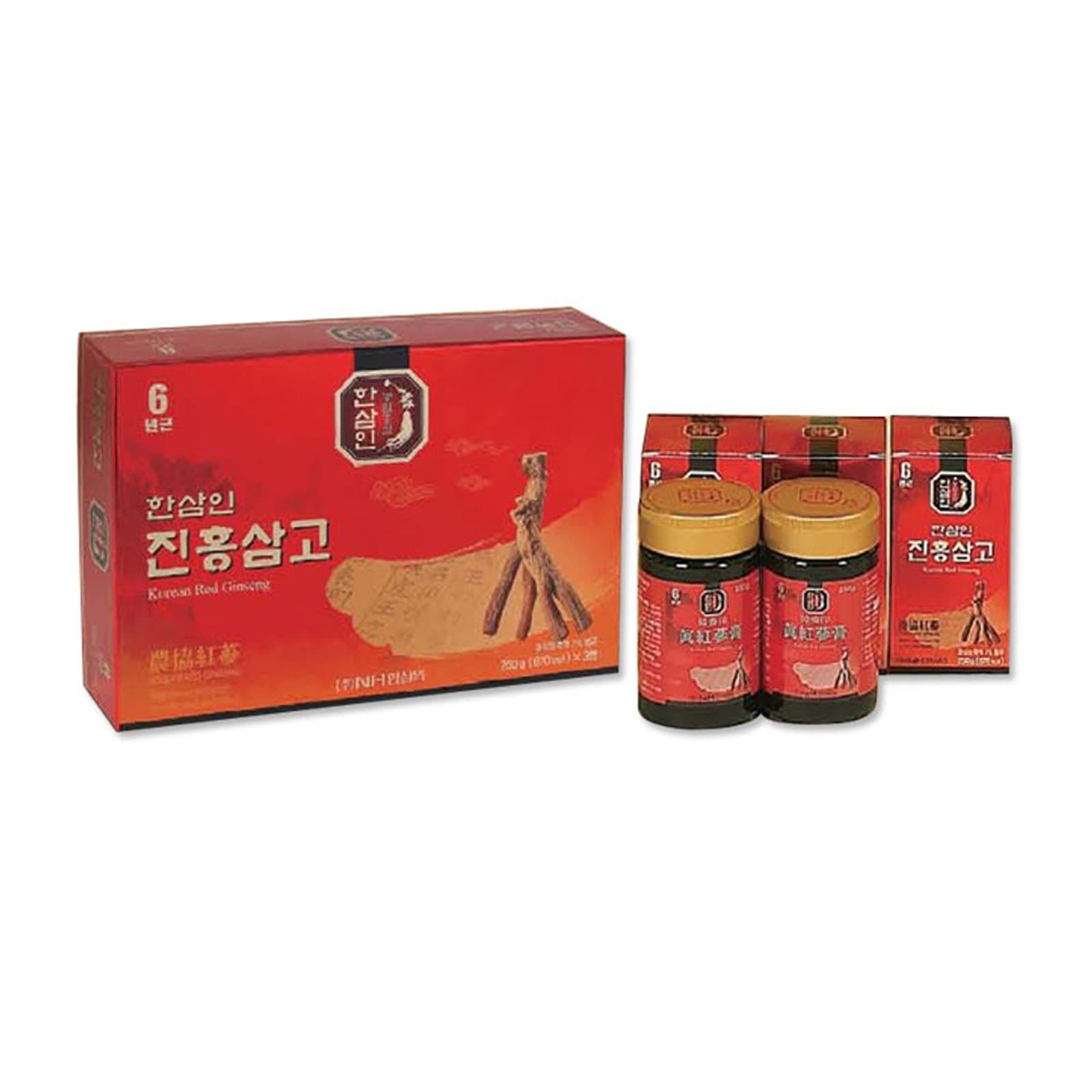 NH HANSAMIN Red Ginseng Extract 250g / Bottle Health Functional Food Supplement Herbal Fatigue Recover Made in Korea (2)