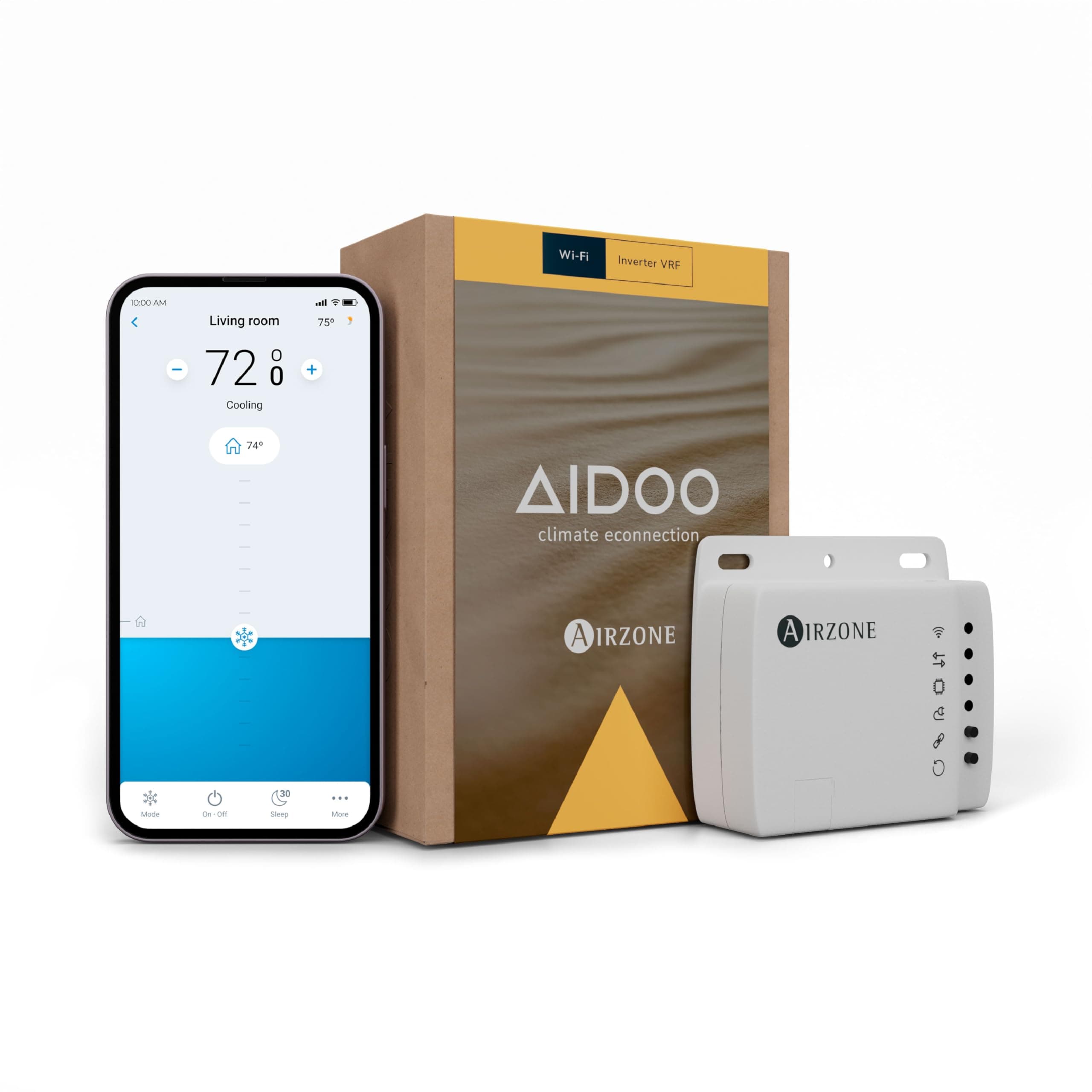 AIRZONE – Aidoo WiFi Control for Air Conditioning – Compatible with HITACHI RPI AZAI6WSCHIT – Remote AC Control and App Scheduling – Works with Google Home and Alexa