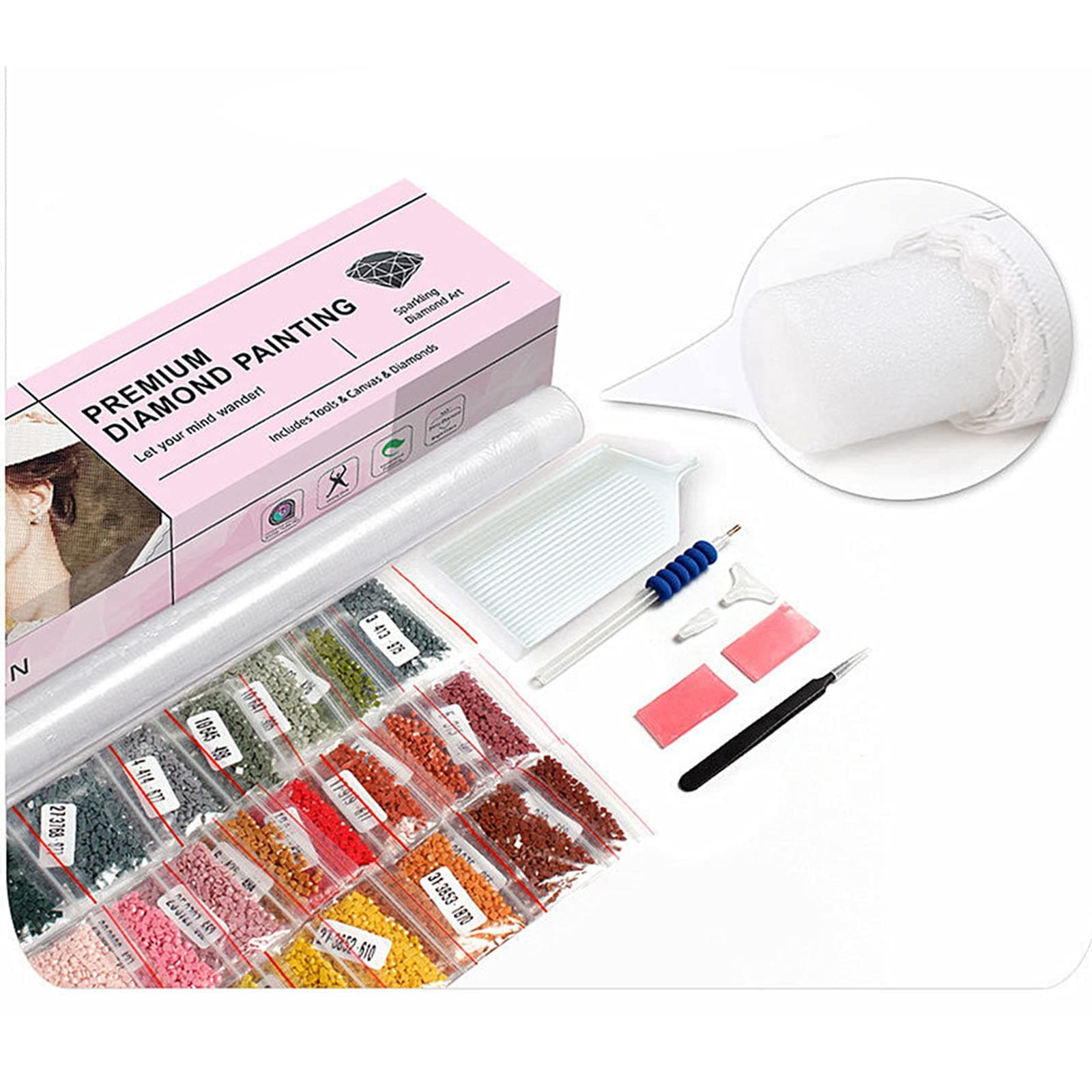 Huacan Custom Diamond Painting Kits for Adults Personalized Photo Customized Full Square Drill 5D DIY Rhinestone by Number Kit Private Picture Arts Craft for Home Wall Decor, 30x30cm/11.8x11.8in