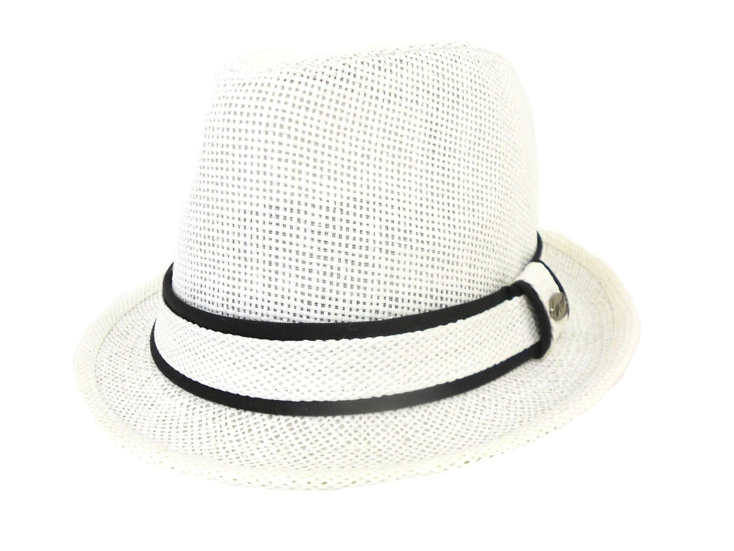 Fedora Wave / White / Black & White Band / Tuff on Him Hot on Her