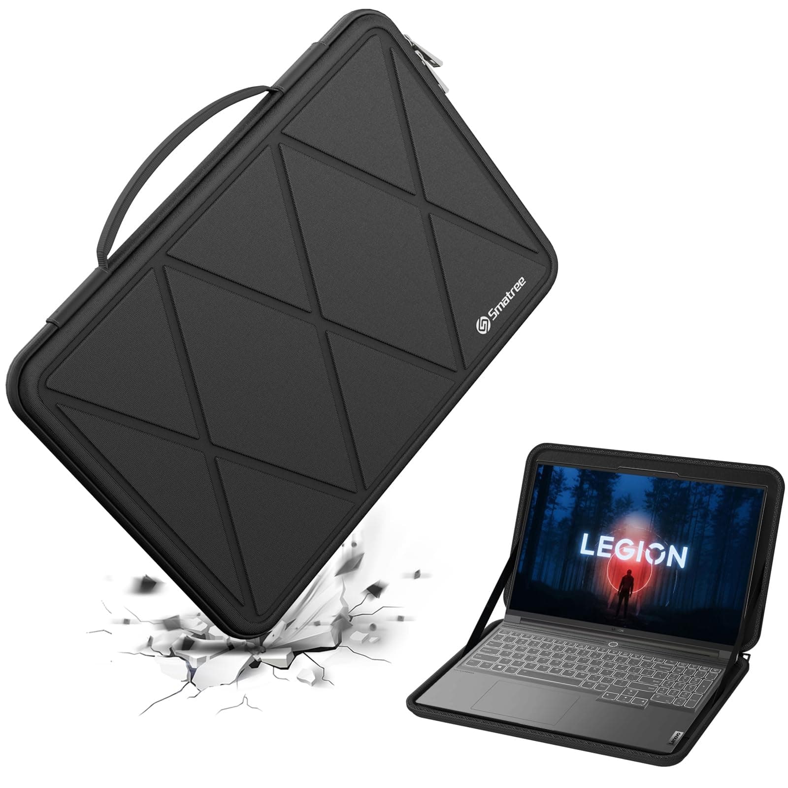 Smatree Hard EVA Protective Sleeve Compatible for 16 inch Lenovo Legion 7i Gen 9,for Legion Slim 7i/5i/5 Gen 9/8,Legion5 Pro Gen7,for 15.6 inch LOQ Series Laptop(Not Fit LegionPro 7i Gen10) (X8292)