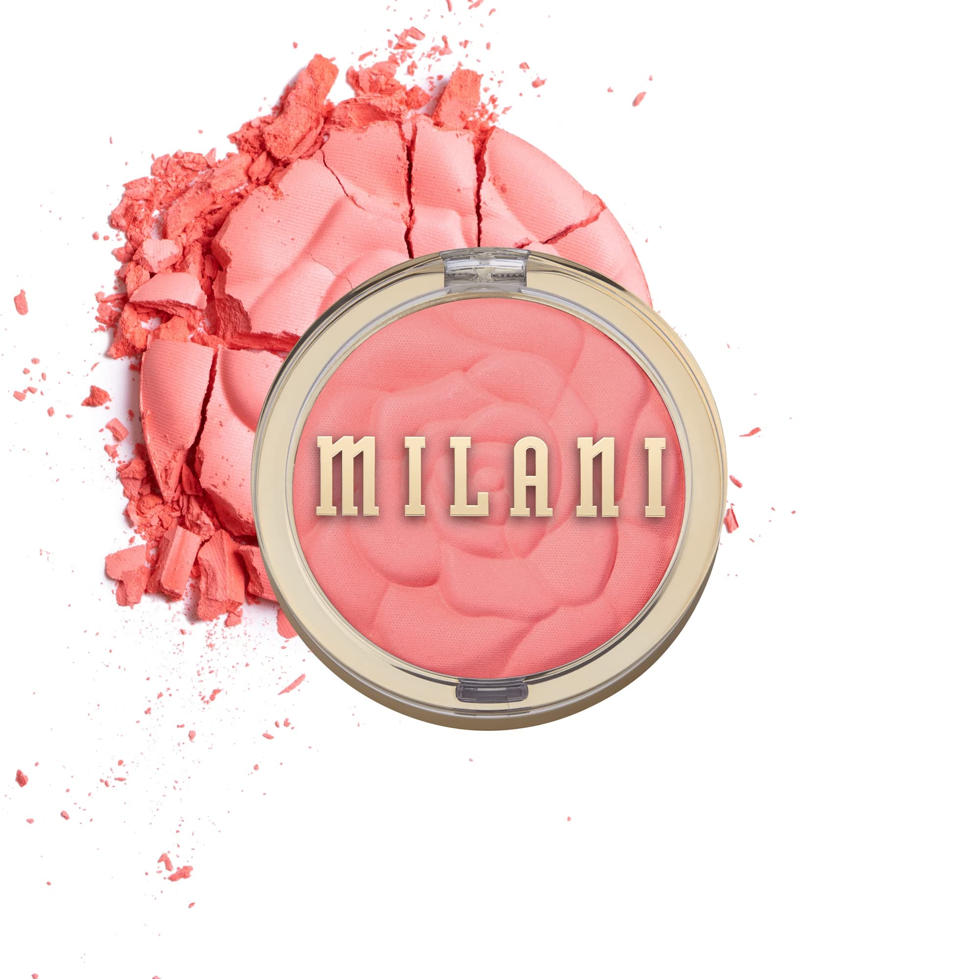 Rose Blush, Powder Blush for Cheeks, Cruelty Free Makeup - Shape, Contour & Highlight Face for a Natural Matte Finish -Coral Cove