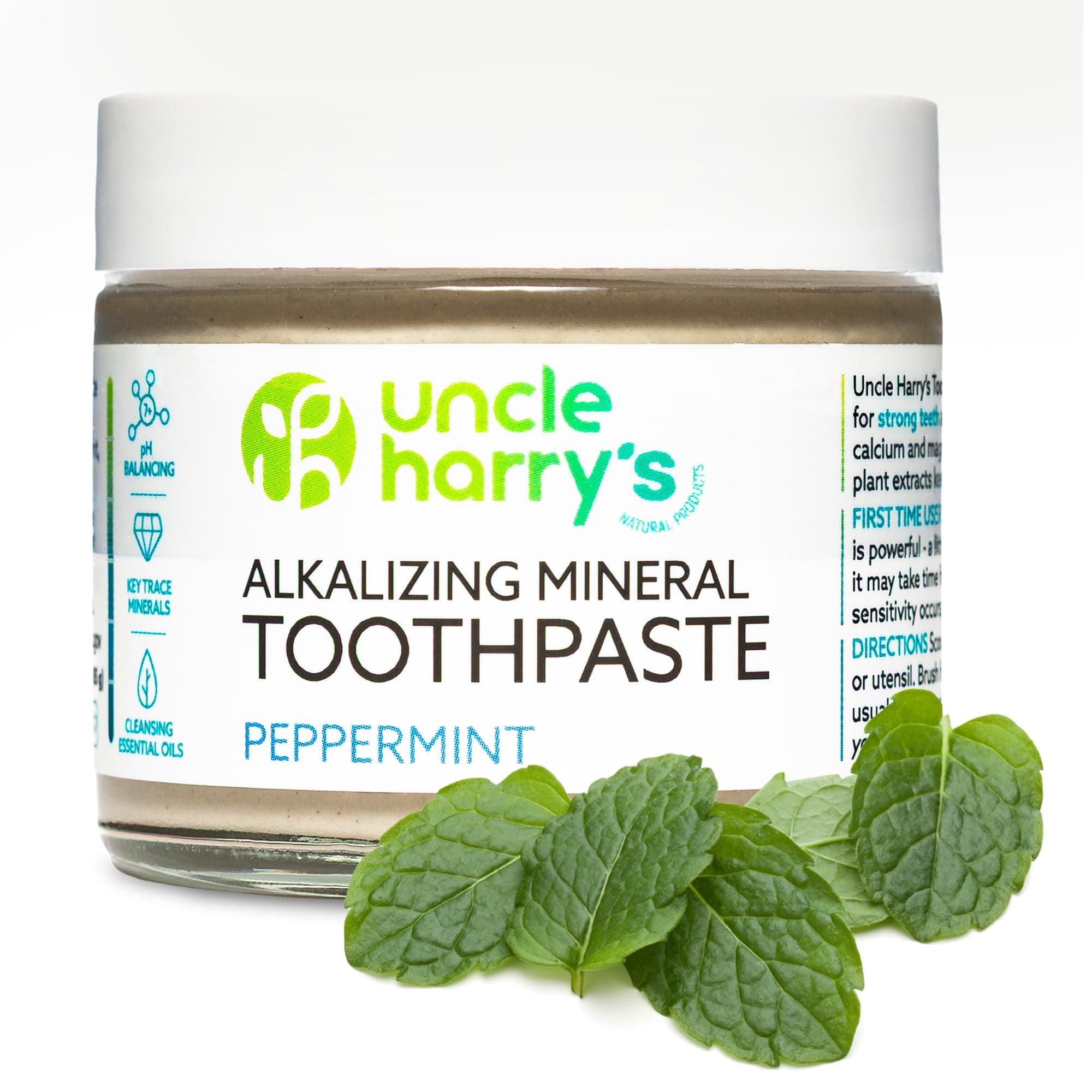 Peppermint Toothpaste 3oz toothpaste by Uncle Harry's Natural Products