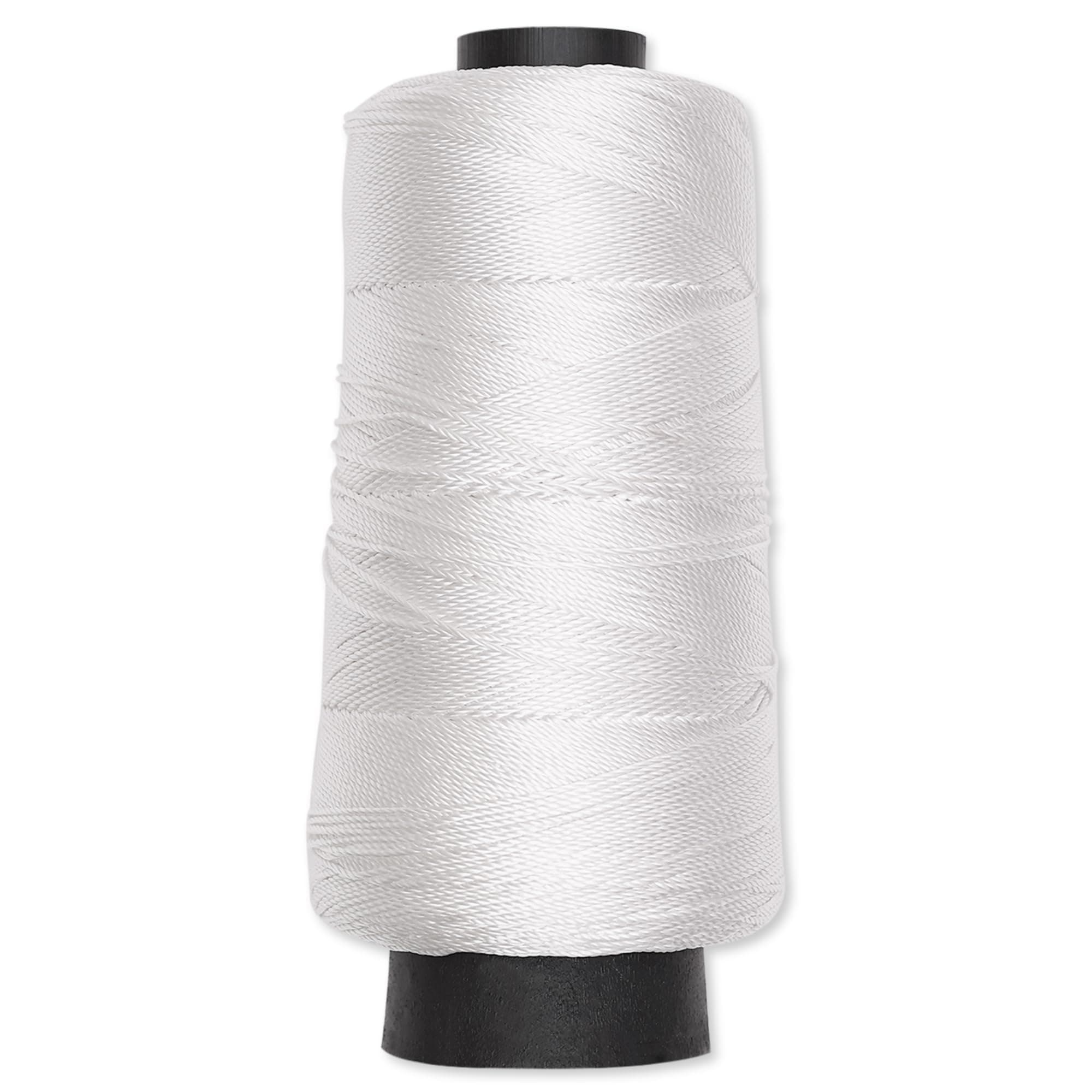 EmbroideryMaterial 3 Ply White Art Silk Embroidery Threads, Thread for Craft, Stitching for Sewing