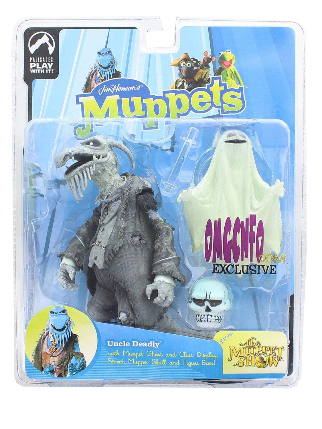 Palisades The Muppets Show Uncle Deadly Exclusive Glow in The Dark Action Figure