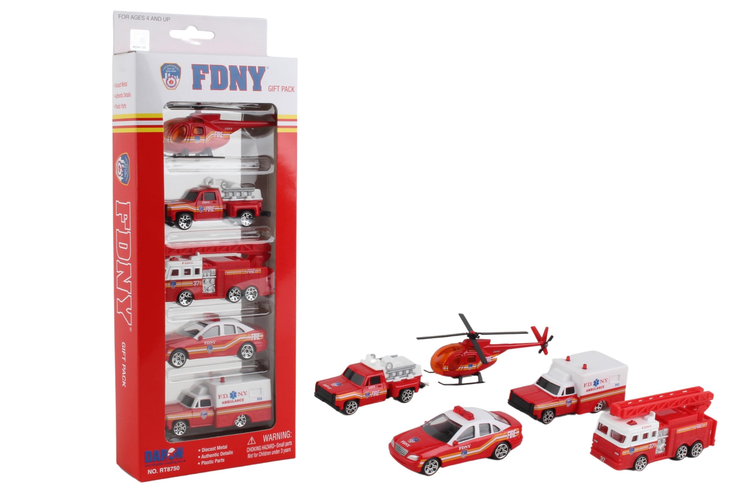 FDNY Vehicle Gift Set, 5-Piece