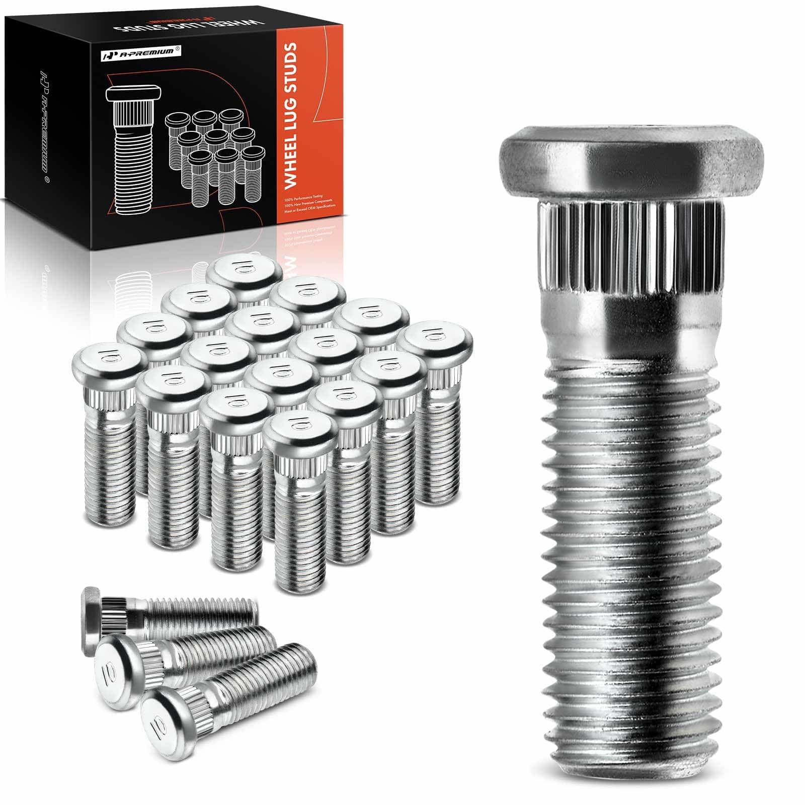 A-Premium 20Pcs M12-1.5 Wheel Studs Compatible with Honda CR-V Civic Accord City Element Prelude S2000 Acura TL TLX TSX EL CL CSX RSX ILXVigor Integra
