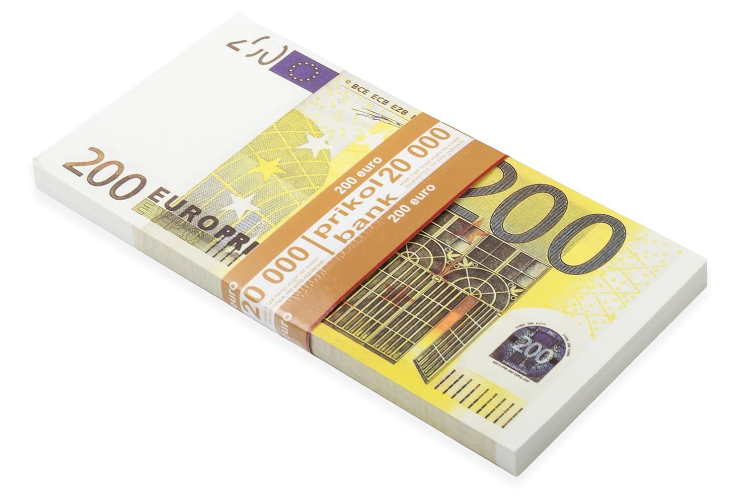 Prop Money 200 Euro Bills Realistic Play Money One Stack 100 Pcs for Movie Props