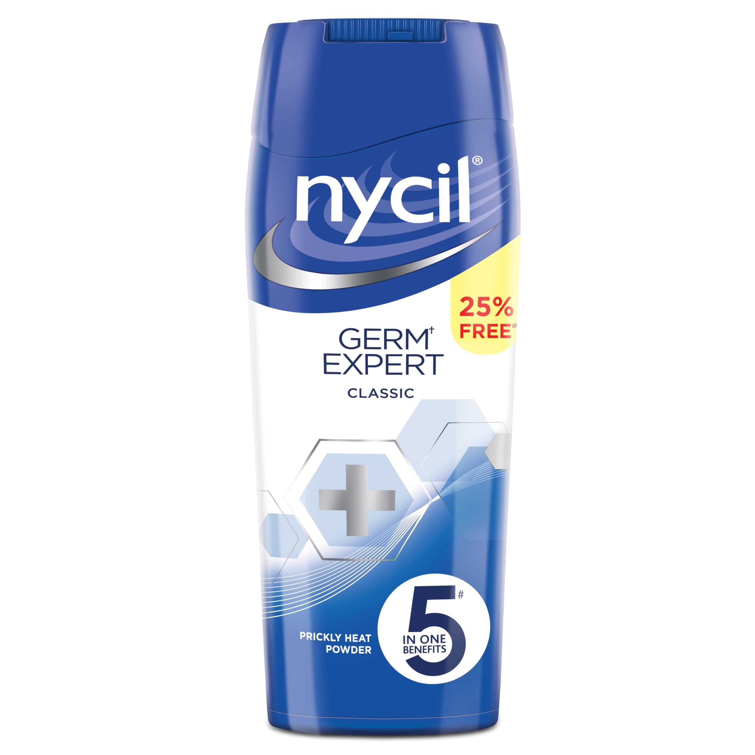 Nycil Germ Expert Classic Prickly Heat Powder 187.5g | 150g + 25% Extra