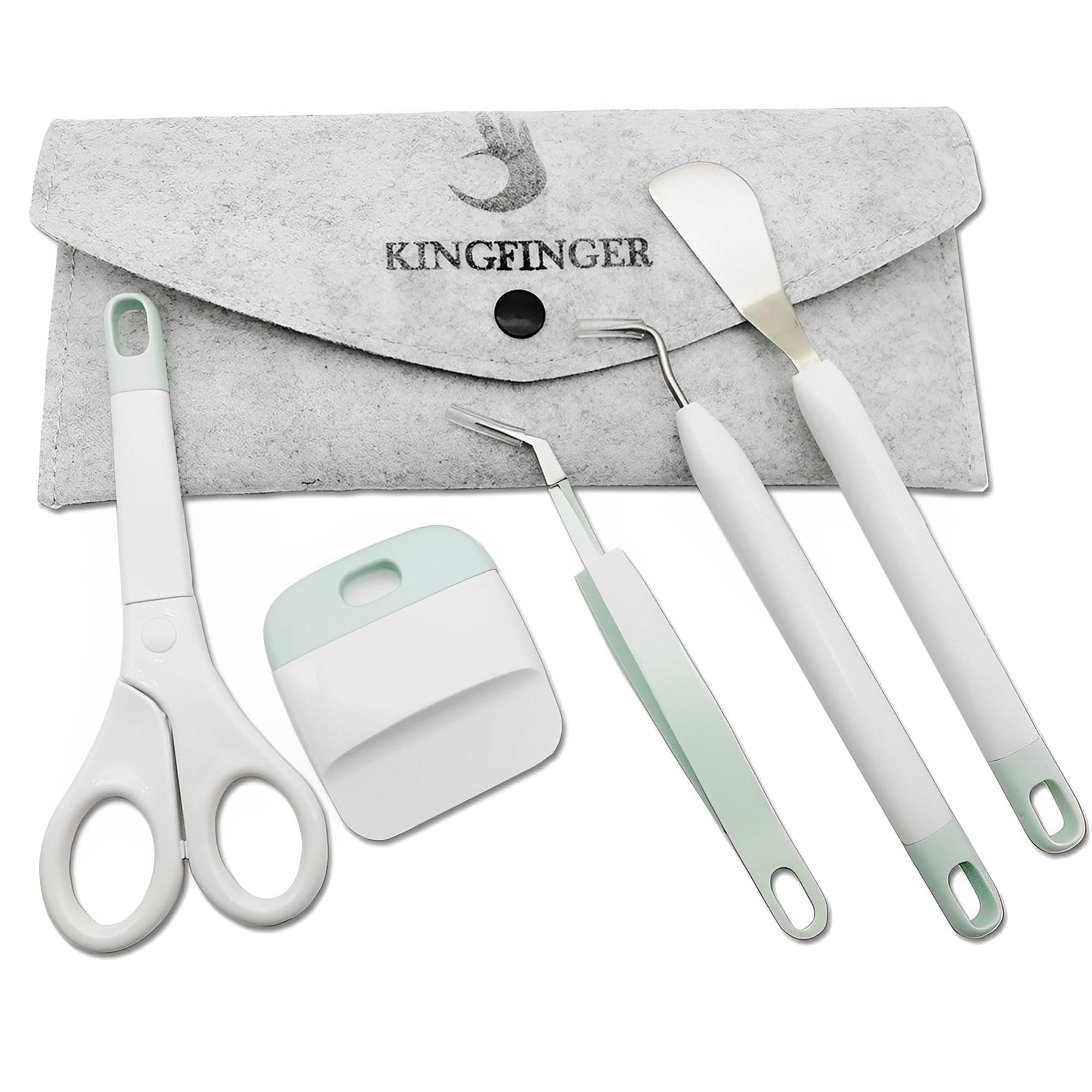 5PCS Scrapbooking Tools Set, Essential Tools and Accessories for Weeding, Cutting, and Crafting, Includes Scissors, Scraper, Tweezer, Hook, Spatula, for Cricut/Silhouette/Oracal 631/651/751