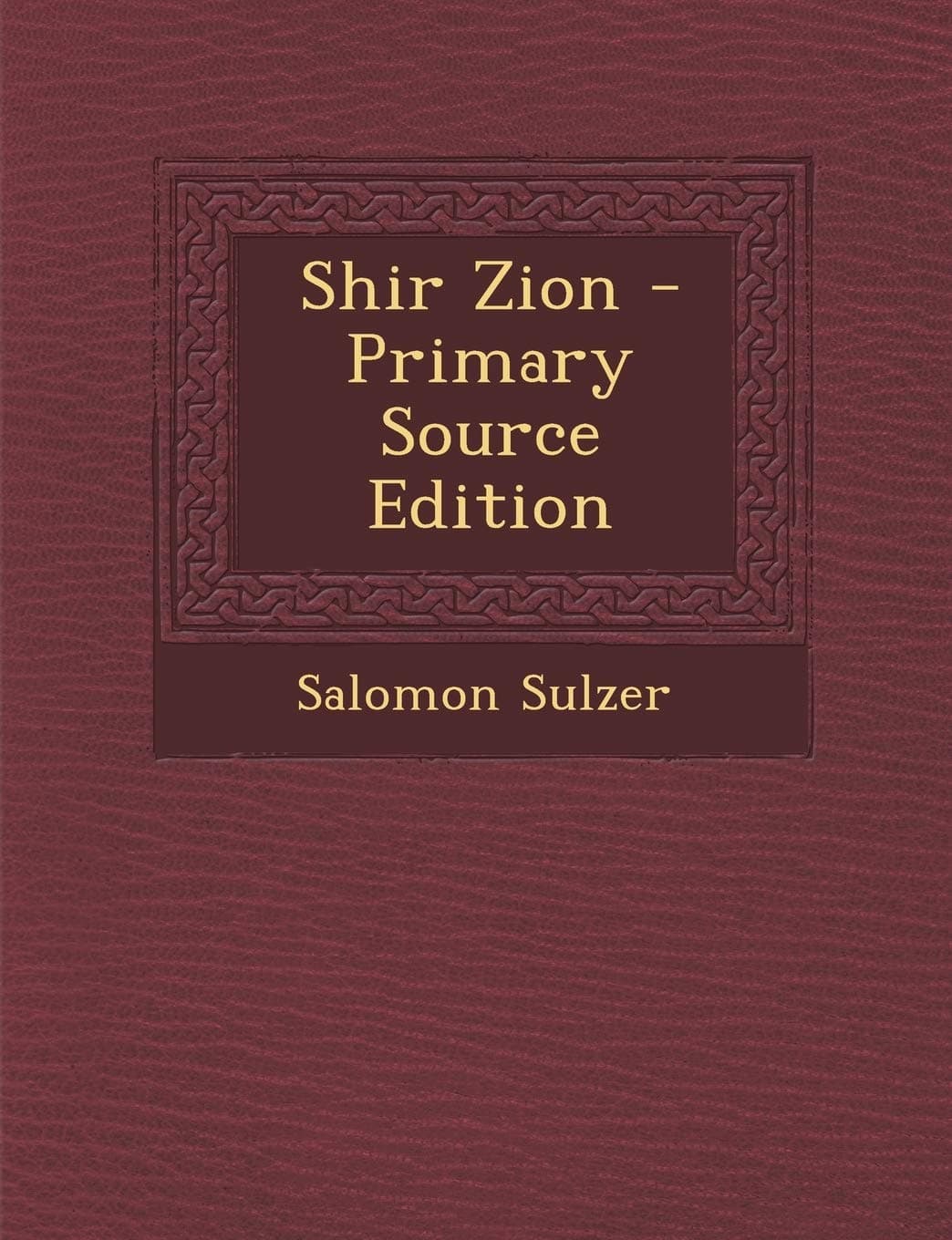 Shir Zion Paperback – 27 February 2014