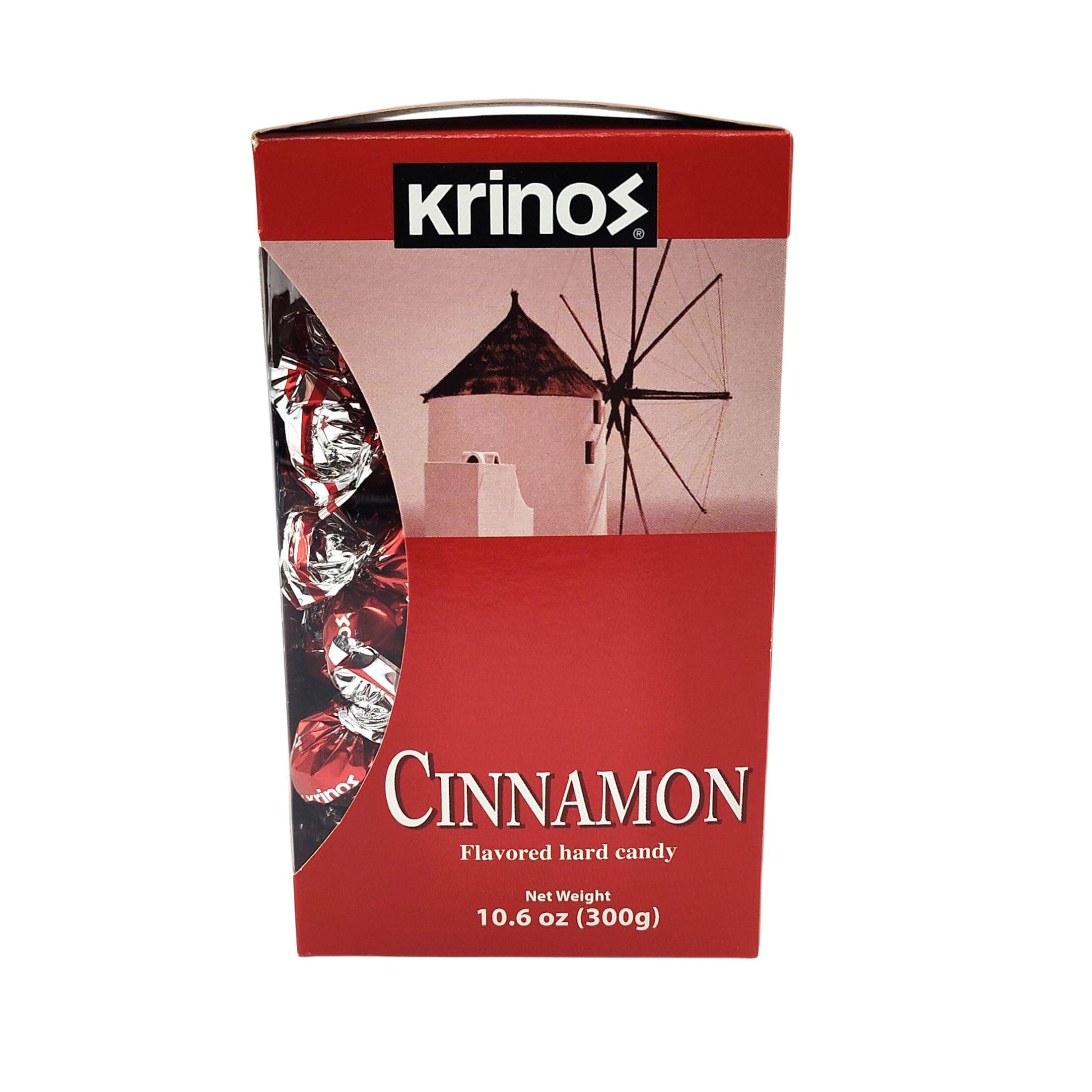 Krinos Cinnamon Hard Candy,Individually Wrapped, 10.6 oz, Imported from Greece