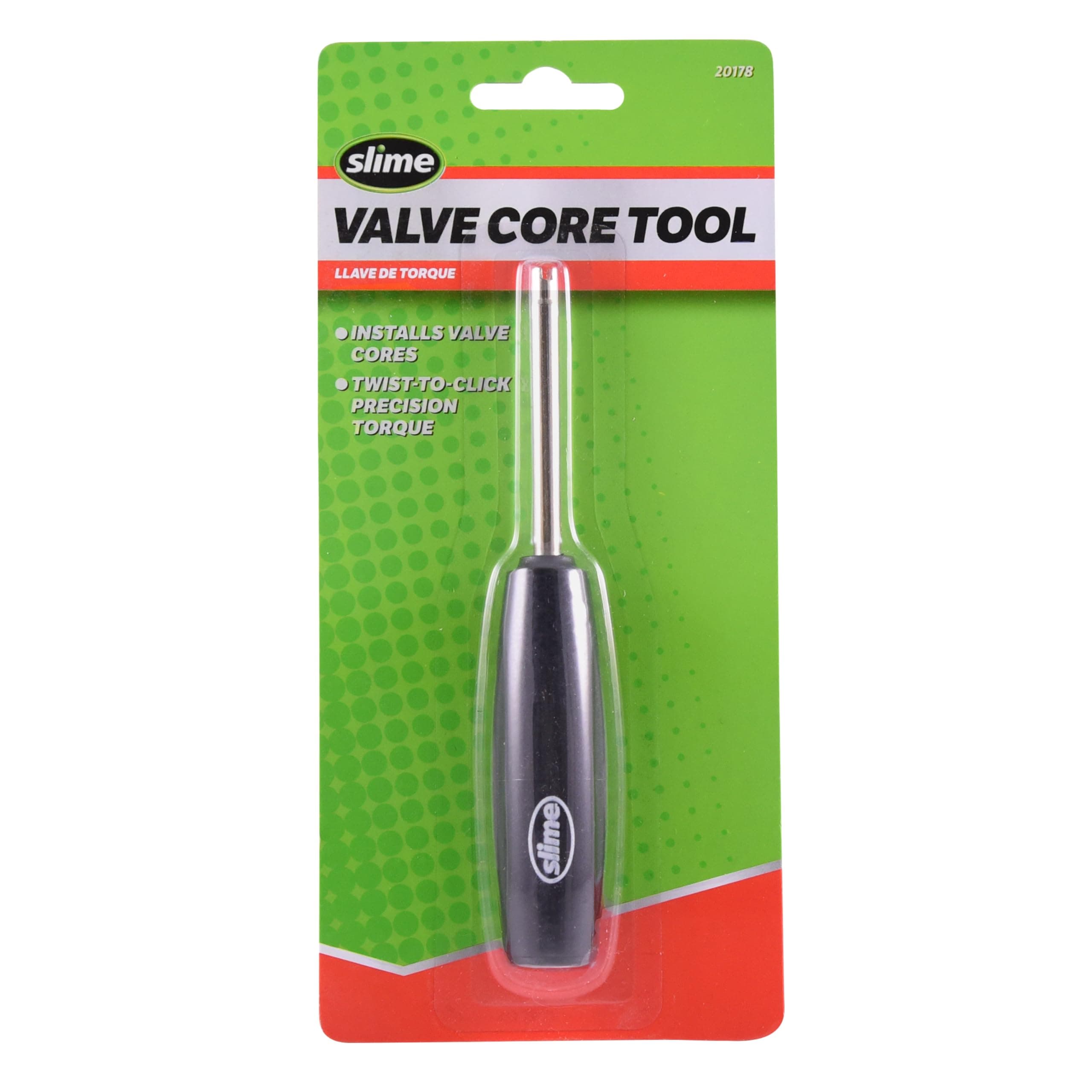 Slime 20178 Valve Core Torque Tool, avoid TPMS Damage, Valve Core Removal and Installation Tool