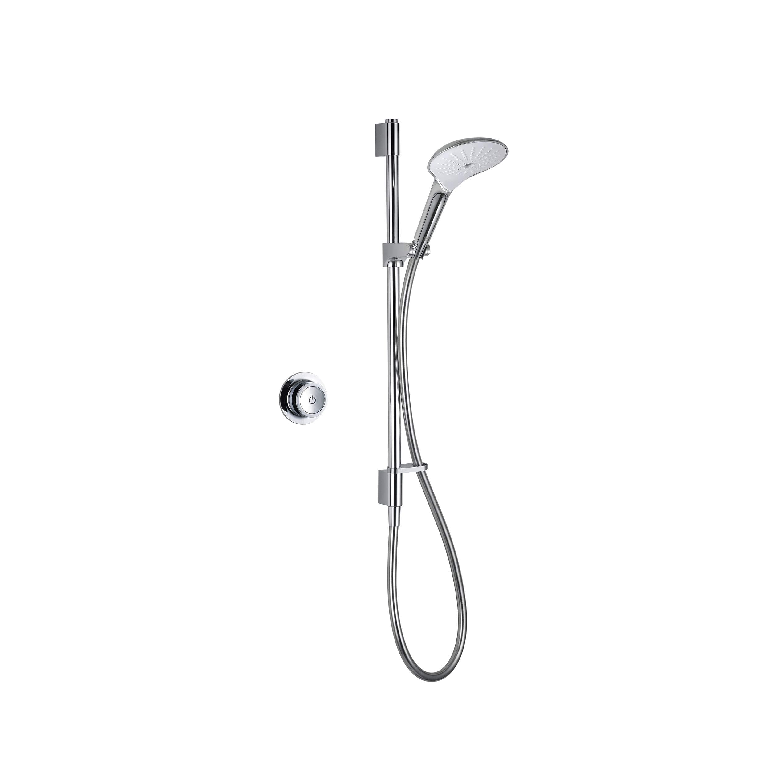 MiraMode Digital Shower Rear Fed High Pressure/Combi Boiler 1.1874.003 Mixer - White/Chrome