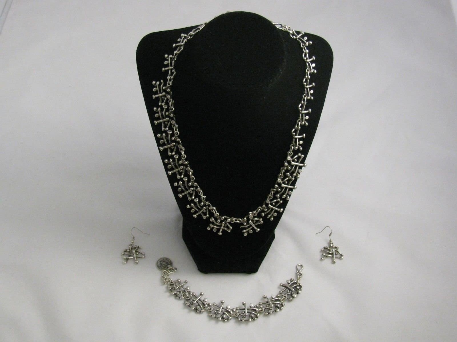 Elegant Pendant Design Silver Jewelry Set Hurrem Sultan Collection 8016