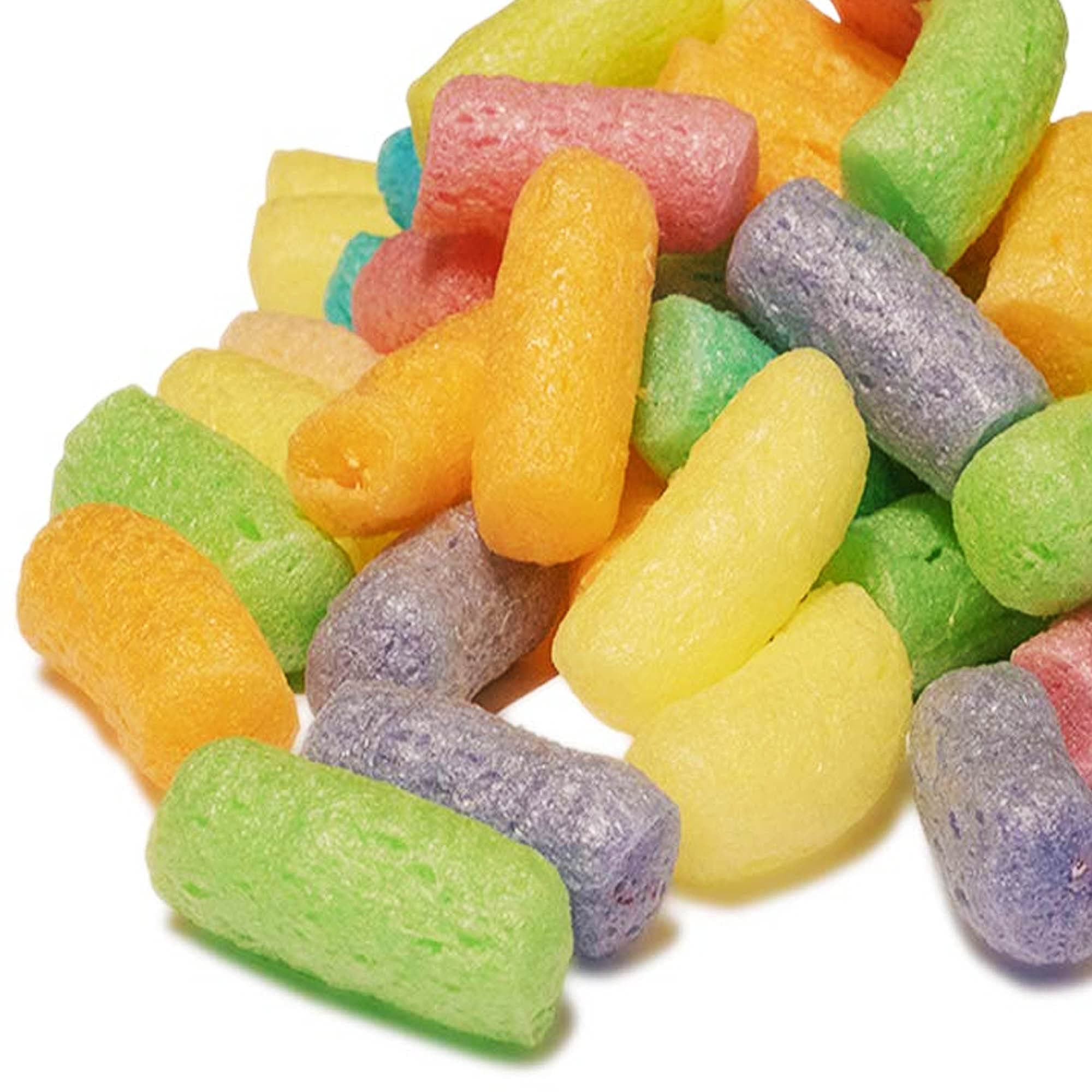 Eco Flo MULTI COLOURED Biodegradable Loose Fill Packing Peanuts Filler - 5 Cubic Carton