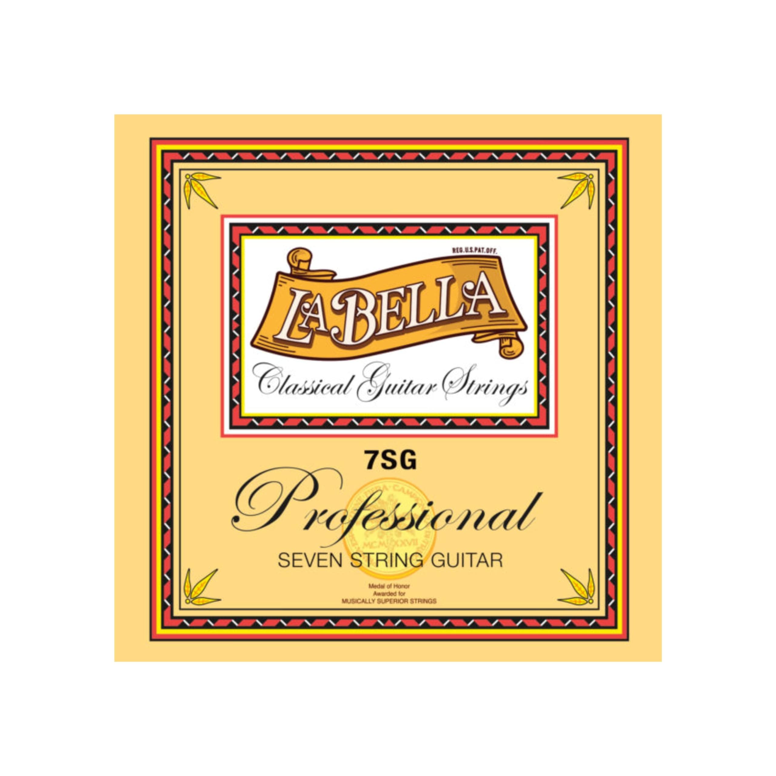 La Bella 7SG Classical 7- String Guitar 29-50