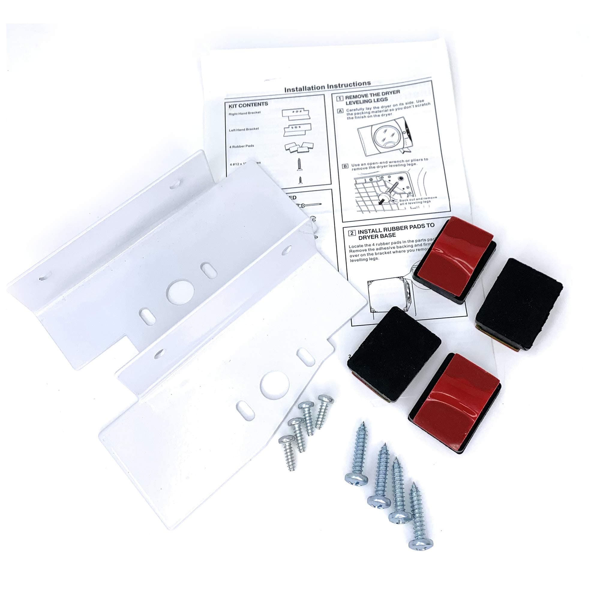 Appliance Pros AP4362880 Durable Laundry Stacking Kit for WE25X10028 | Stacking Replacement Accessories Set for Washing Machine Front Load Washers and Dryer Models