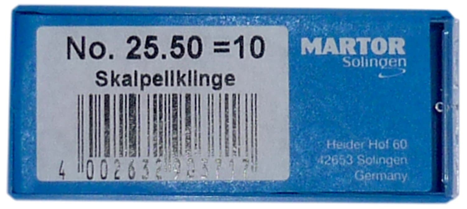 Schmedt Spare Pointed Blades No. 25 (10 Blades)