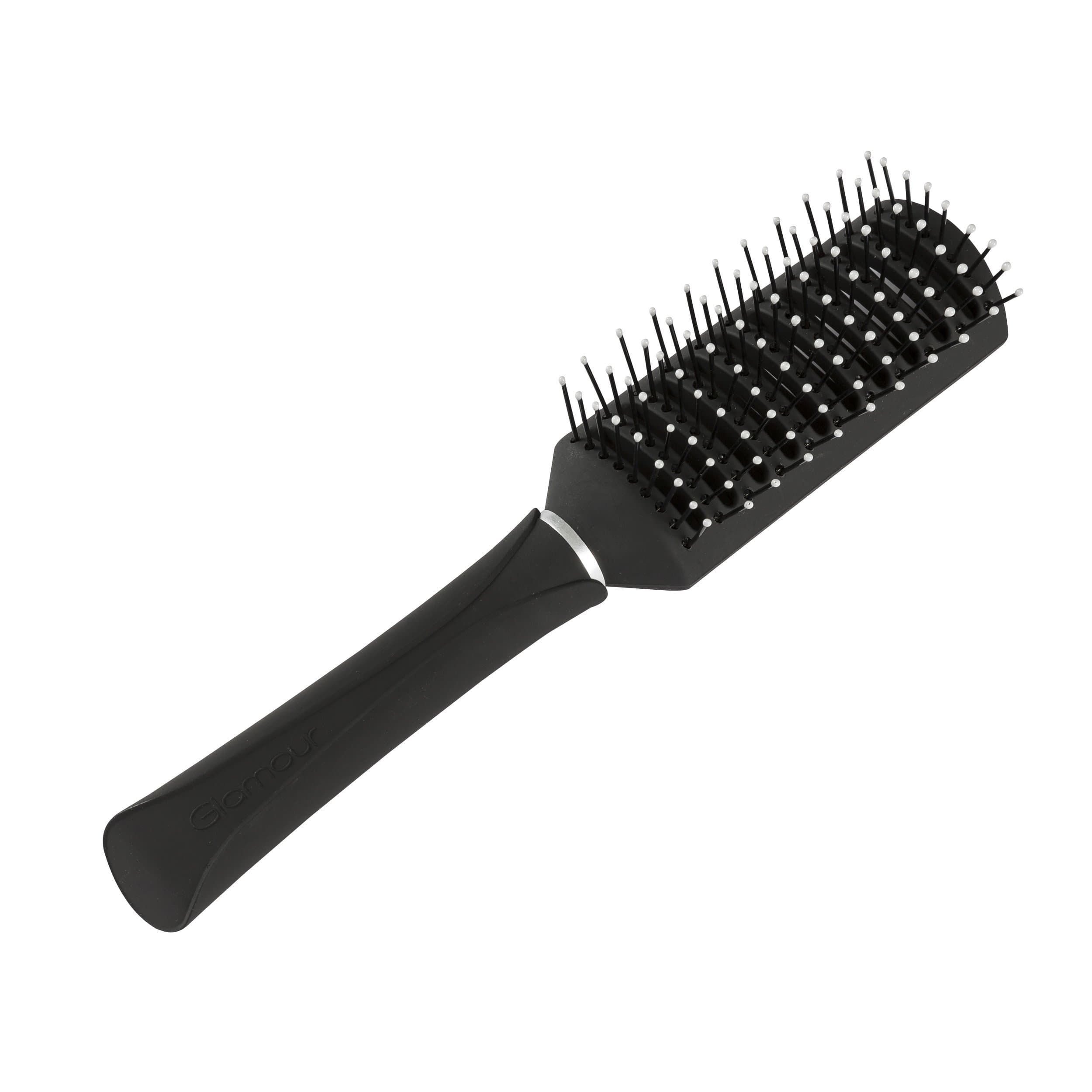 Glamour Studio Rectangular Vented Paddle Brush Anti-Bacterial (Assorted Colours)
