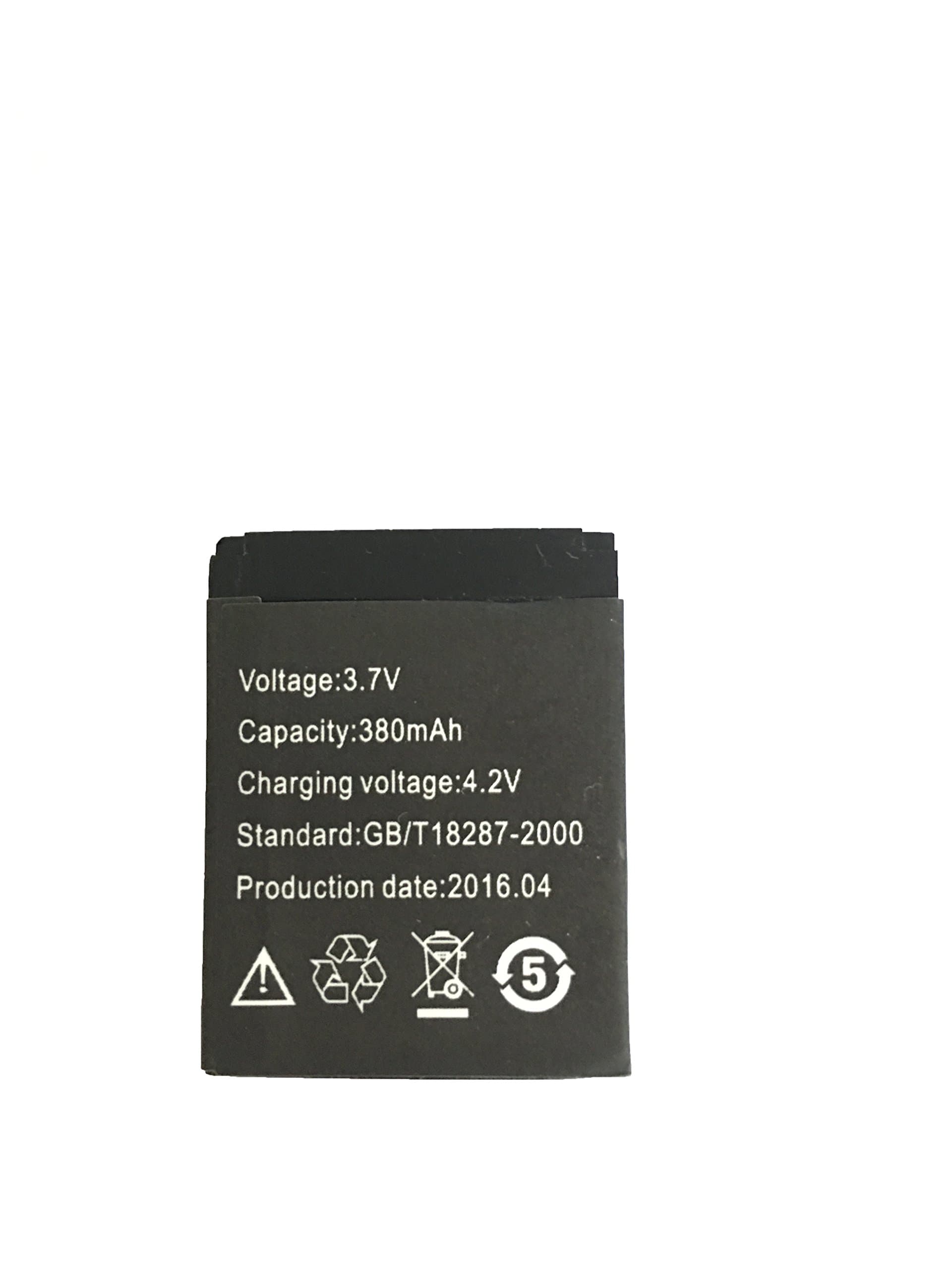 Watch Battery for Smart Phone Watch Dz09 Smart Watch 380mah 4.2v Battery