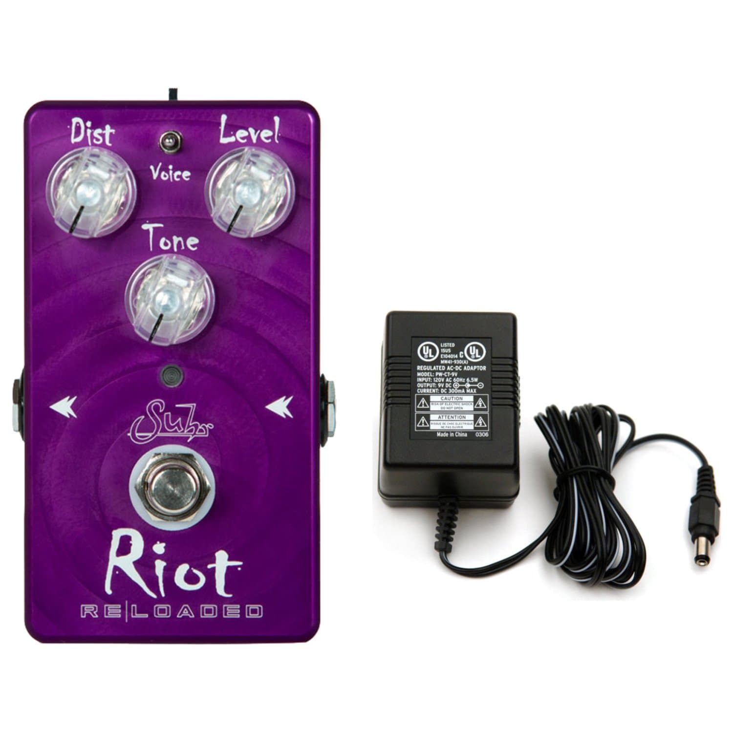 Suhr Riot Reloaded Distortion Pedal w/Power Supply