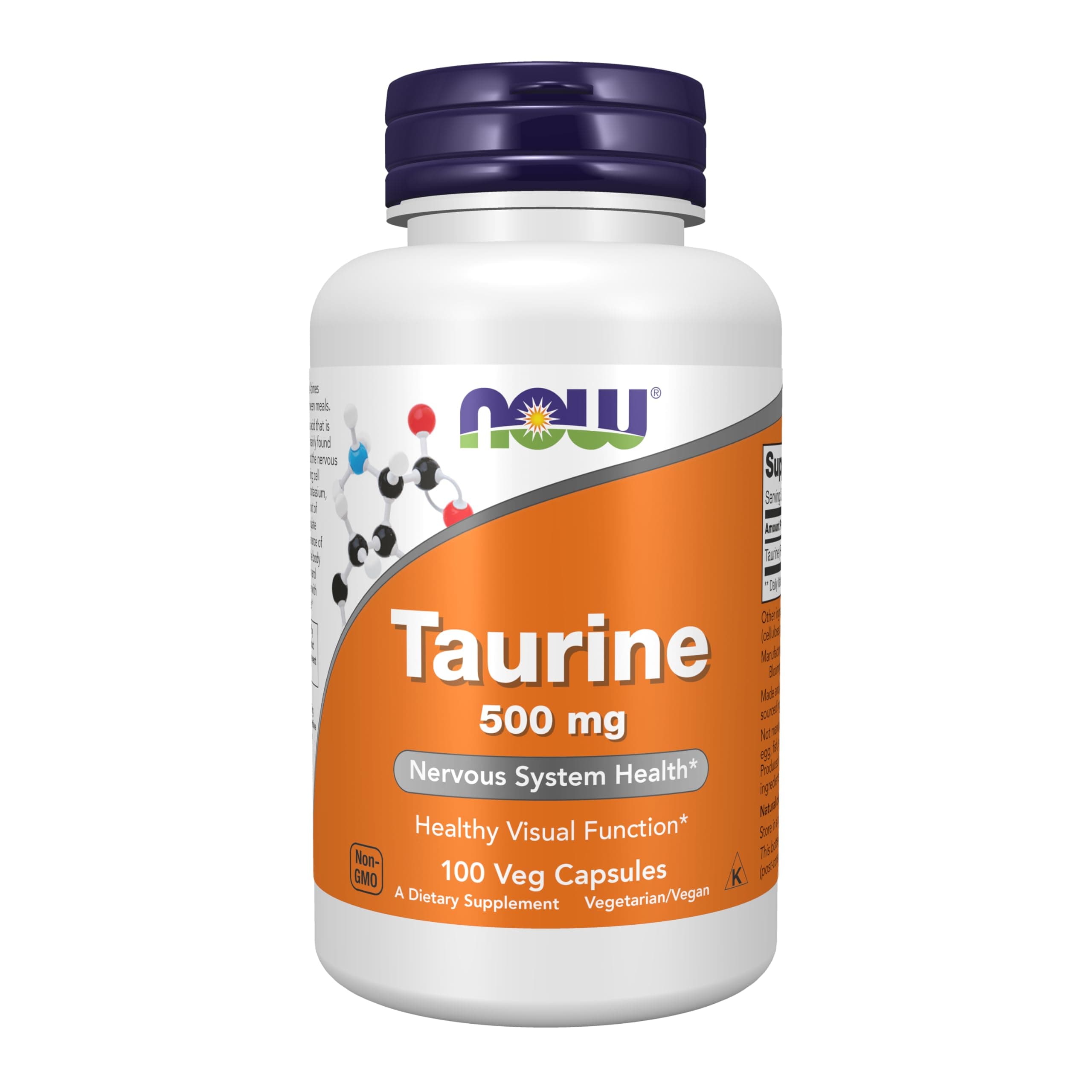 Taurine 500mg Capsules, 100 CT