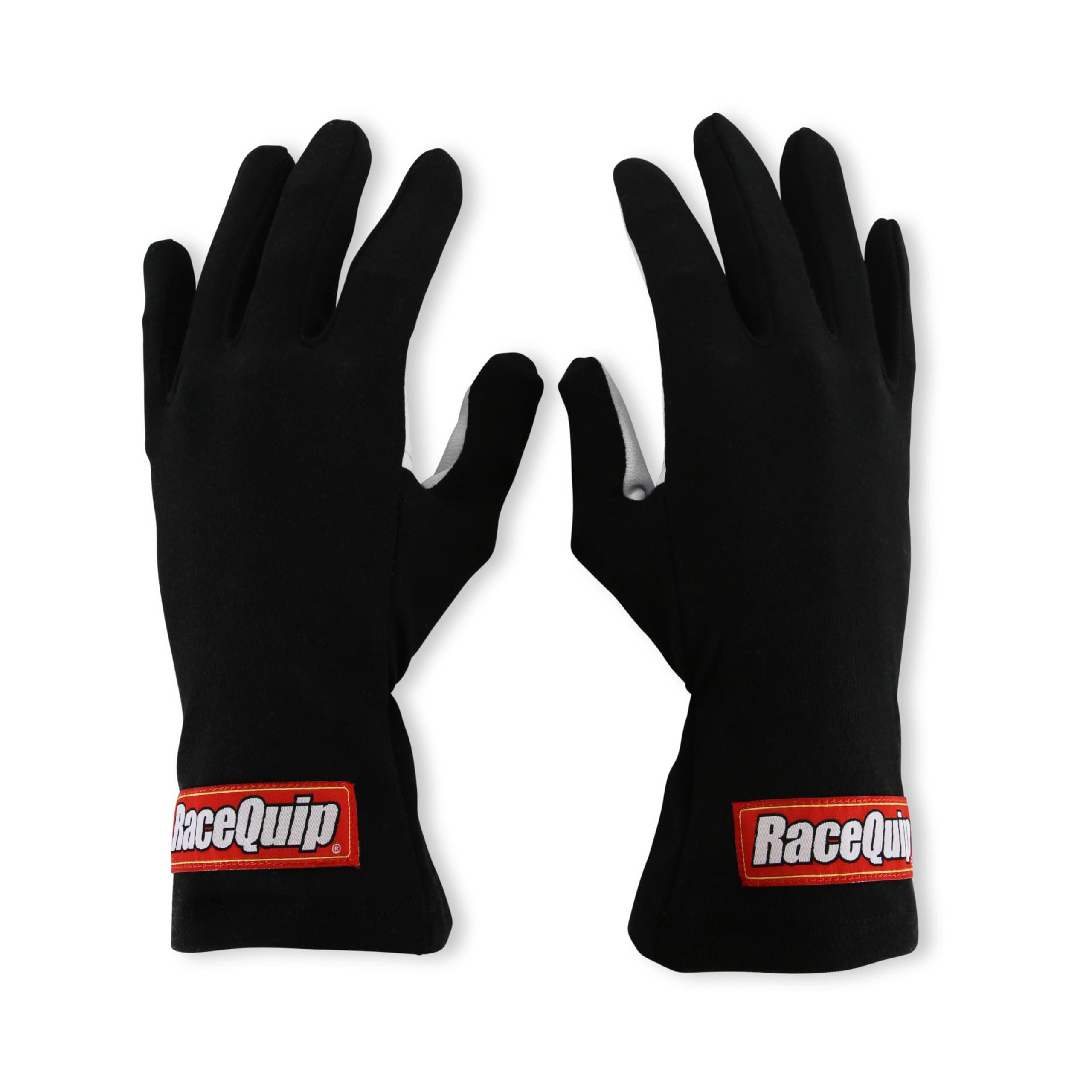 RaceQuip RQP 350006 RQP 350 Series Driving Gloves- Single Layer Black/White XL