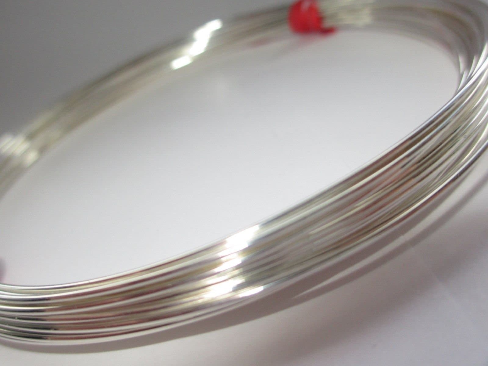 Sterling Silver 925 Round Wire 1mm (18 Gauge) Soft - 1 Meter