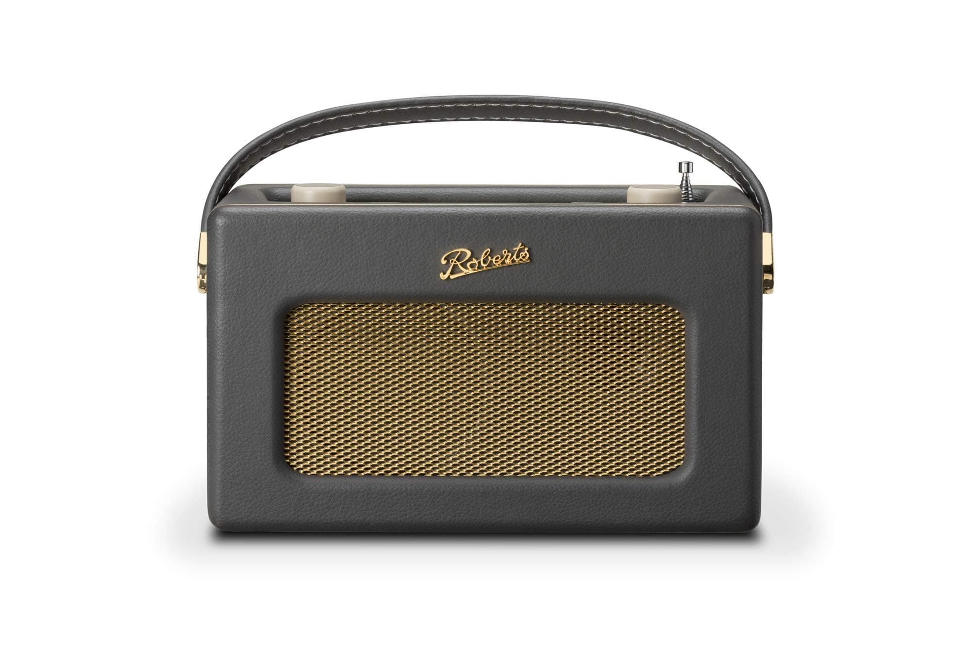 Roberts Radio REV-ISTREAM3CG Retro DAB/DAB+ FM Wireless Portable Digital Bluetooth Radio Alexa Voice Controlled Smart Speaker Revival iStream 3 - Charcoal Grey