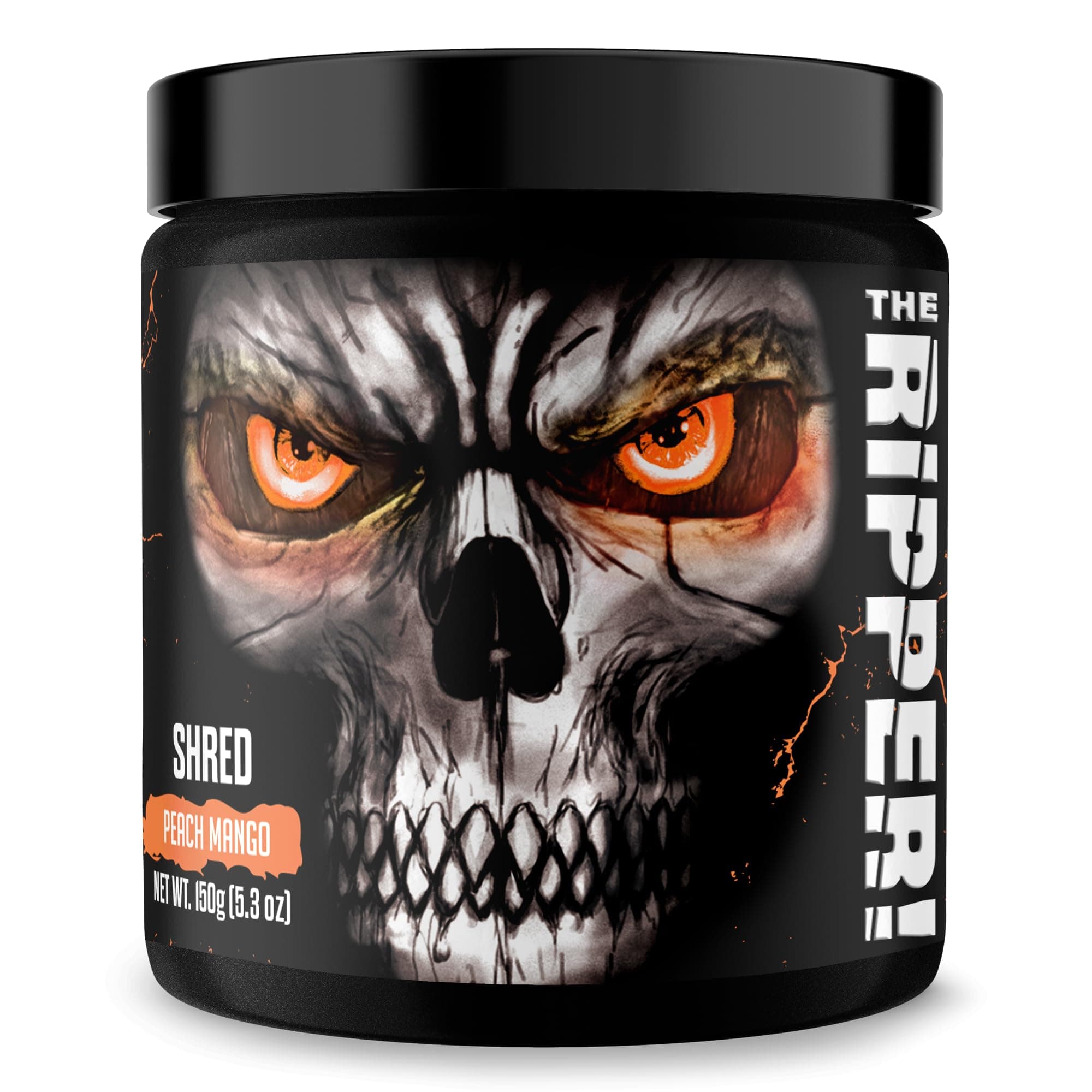 The Ripper! Fat Burner Pre Workout for Men & Women – Thermogenic Fat Burning Powder & Appetite Suppressant, Boost Energy & Endurance – Peach Mango, 30 Servings