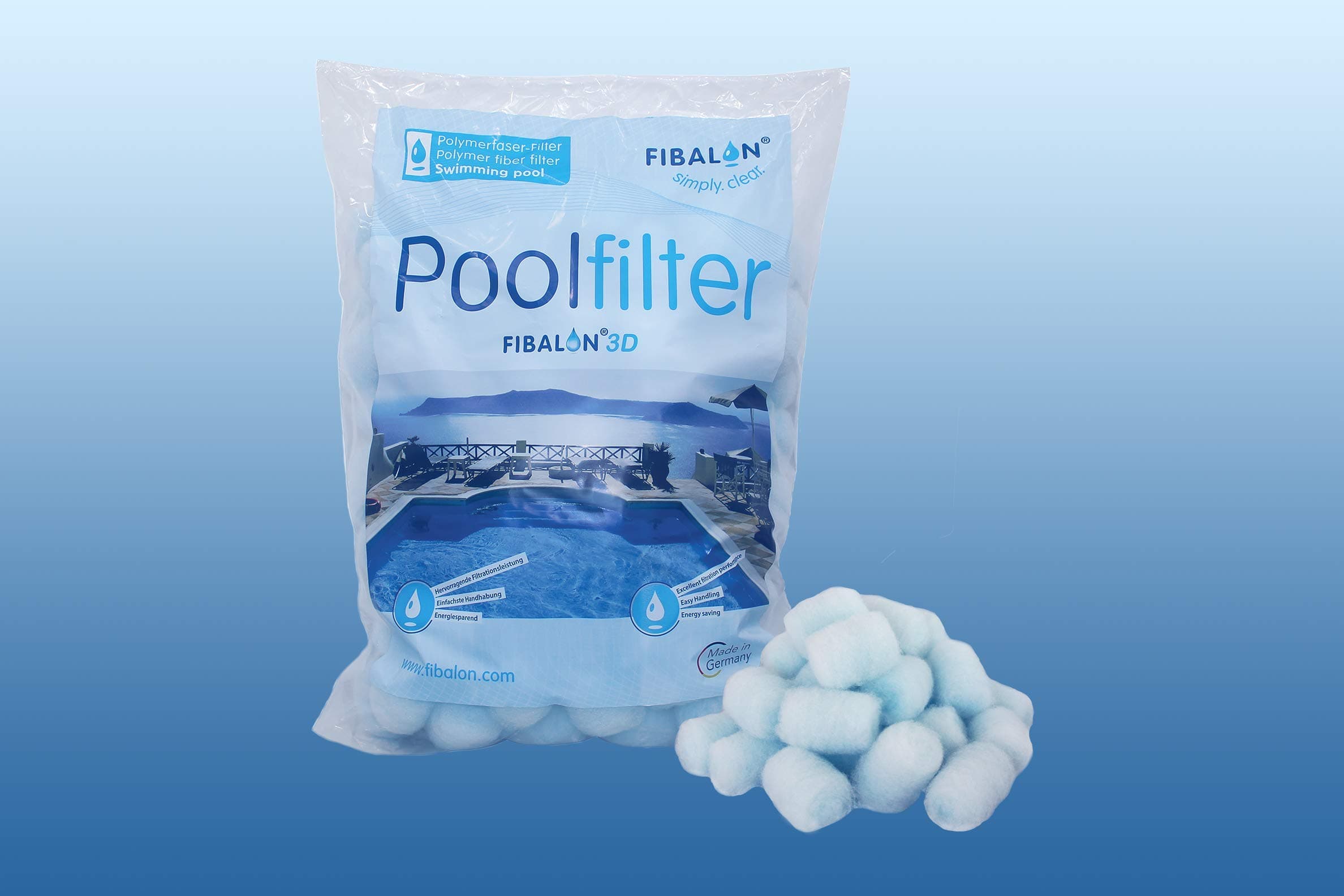 Fibalon 3D 350g Bag - instead of as or Filter Glass for Pool Filter + Filteranlagen