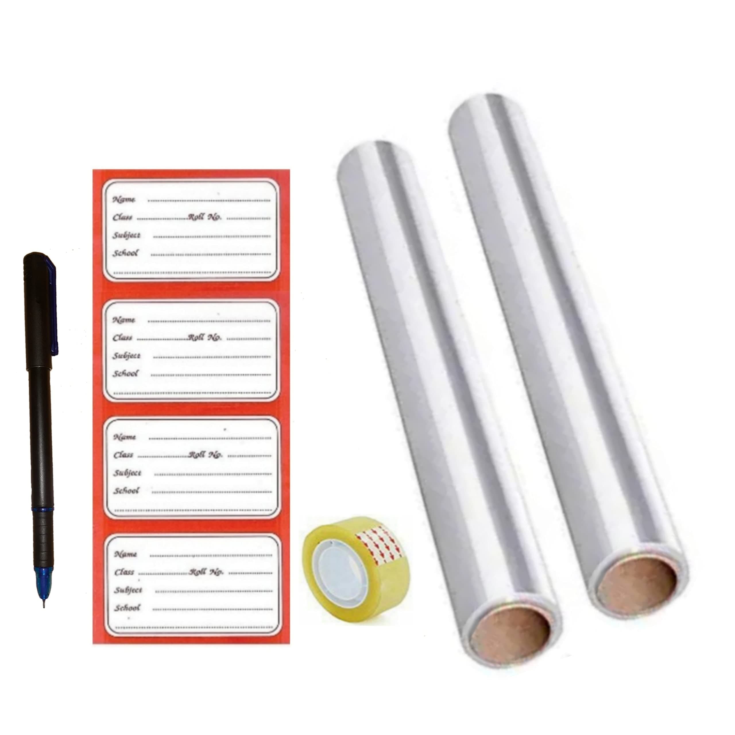Transparent Cover roll for School Books, 360 x 9 Yards Each - Set of 2