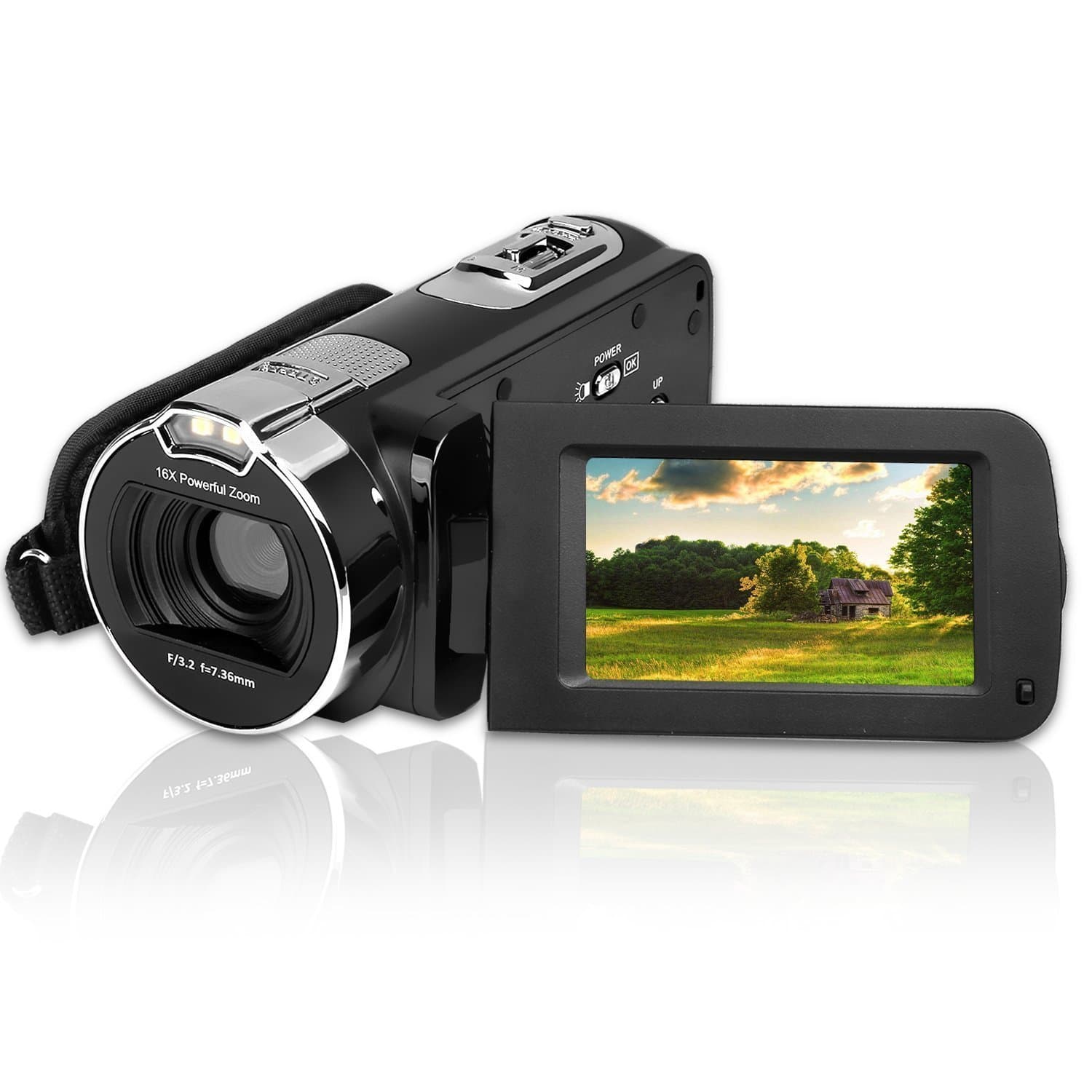 PowerLead 2.7" LCD Screen Digital Video Camcorder 24MP Digital Camera